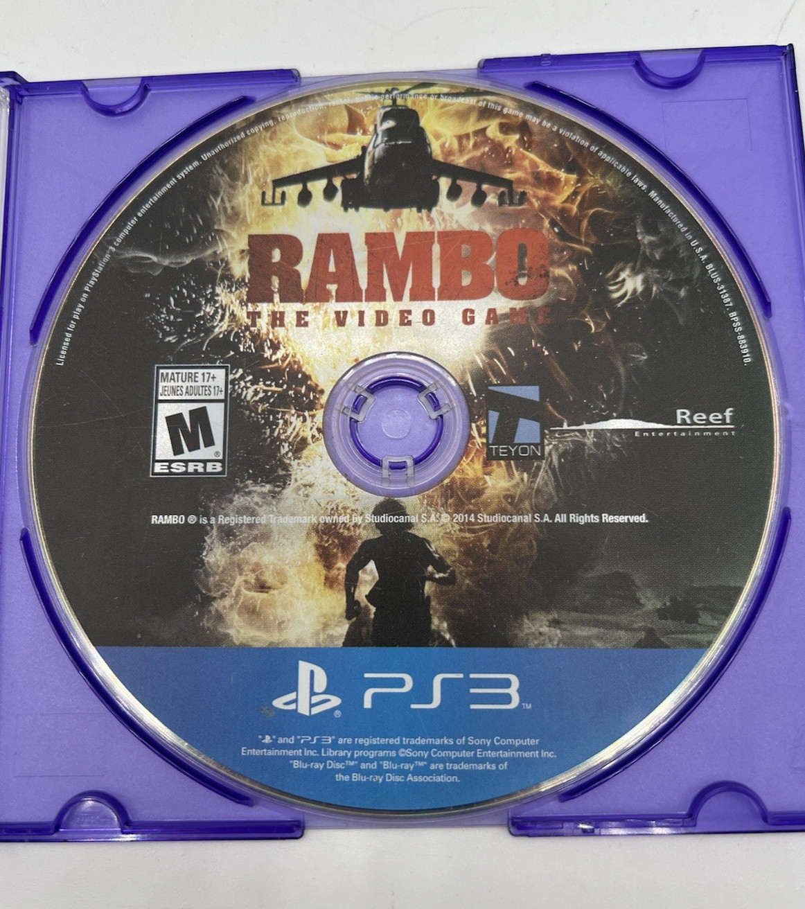 Rambo The Video Game PS3 PlayStation 3 Disc Only
