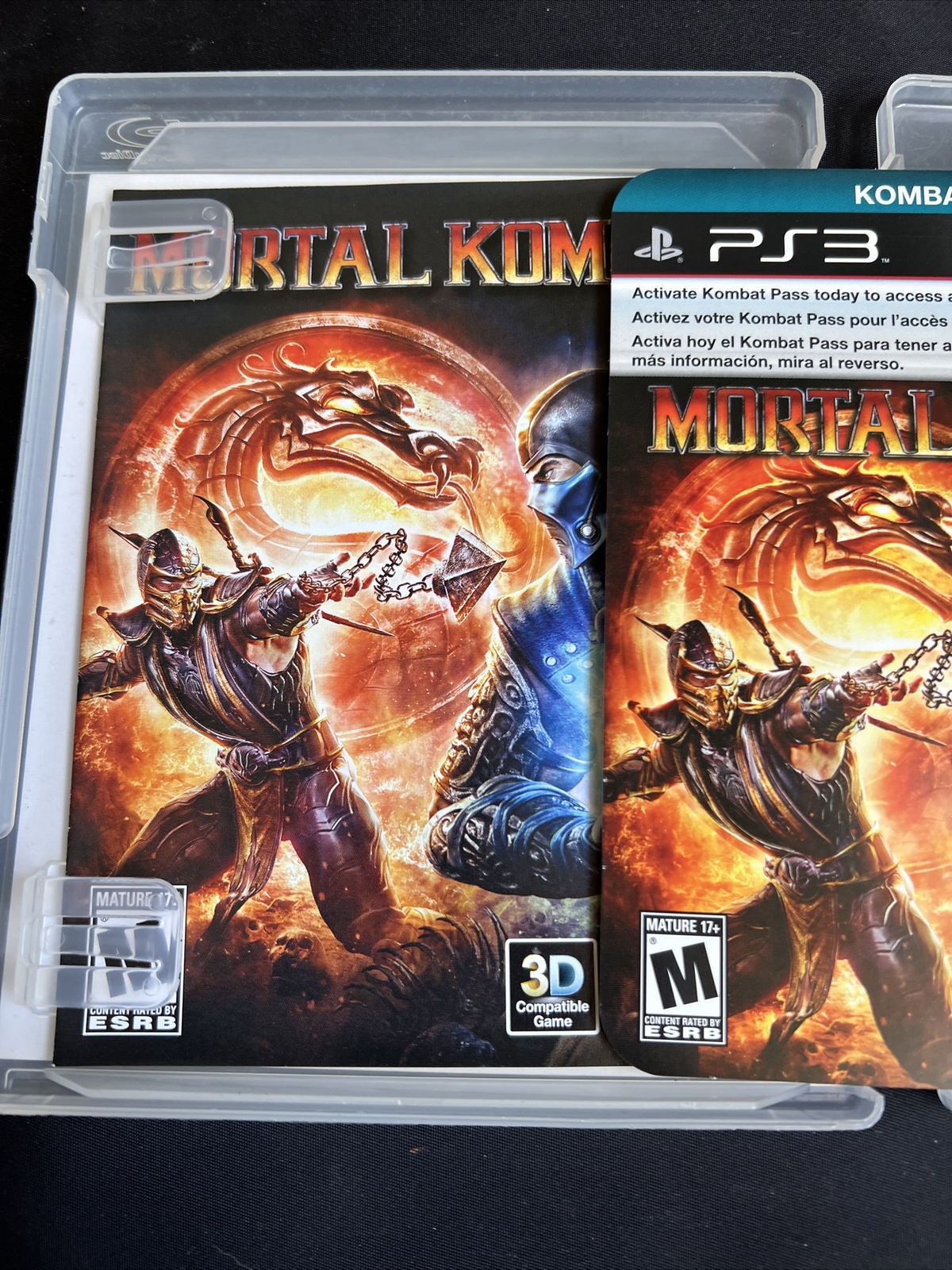 Mortal Kombat for the Sony PlayStation 3/PS3 Complete CIB