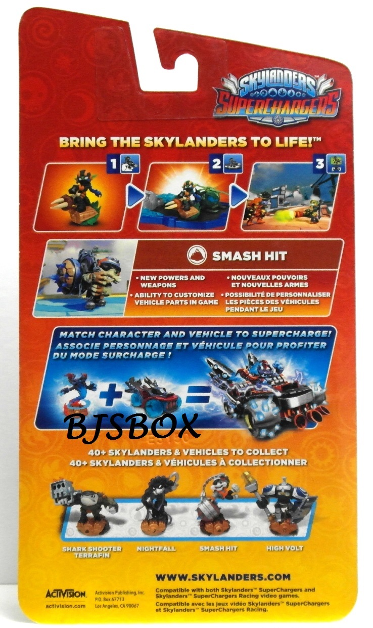 Skylanders Superchargers SMASH HIT Let’s Rock Activision Earth Figure New