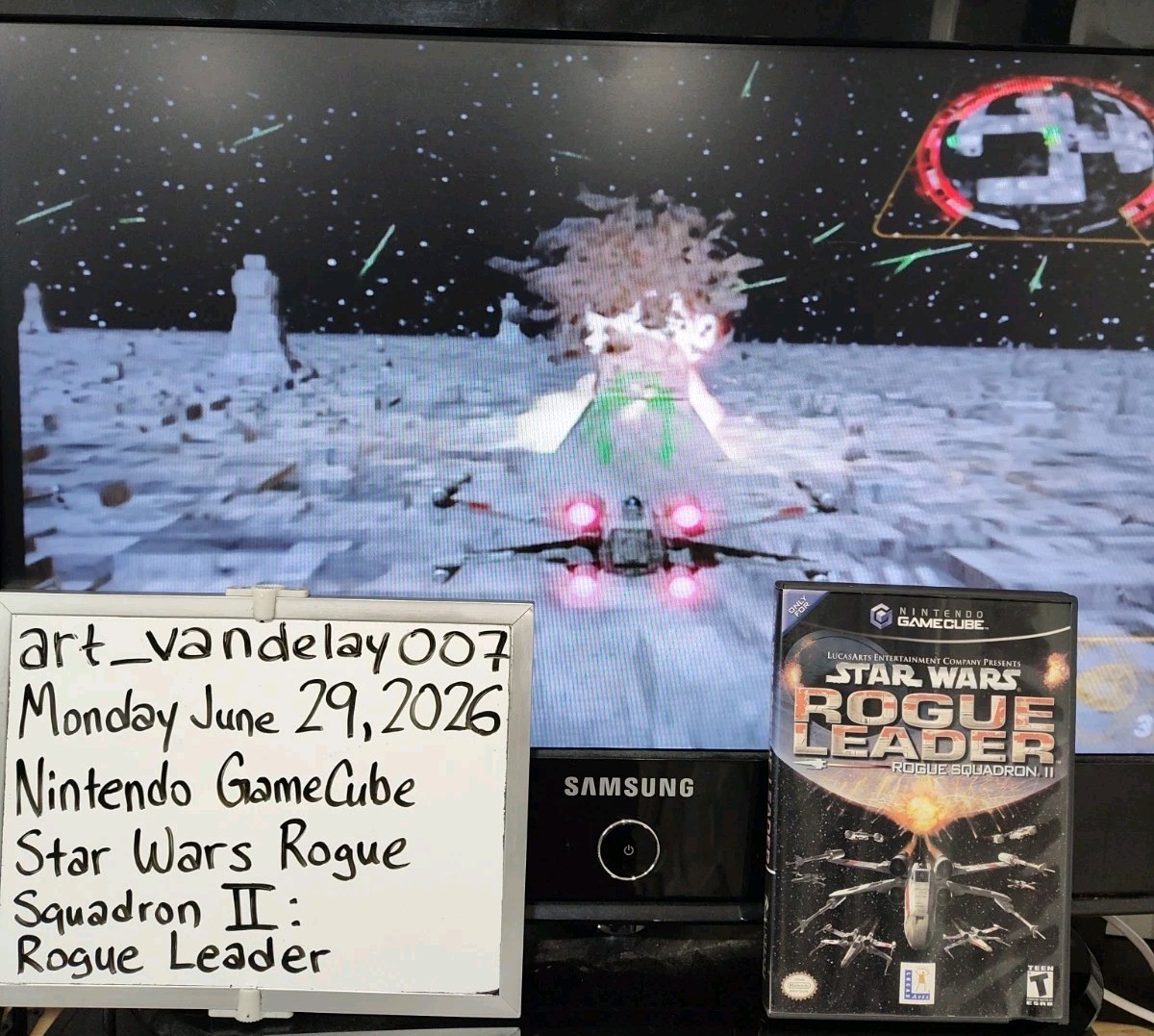 Star Wars Rogue Squadron II: Rogue Leader (Nintendo GameCube, 2001) CIB Tested!