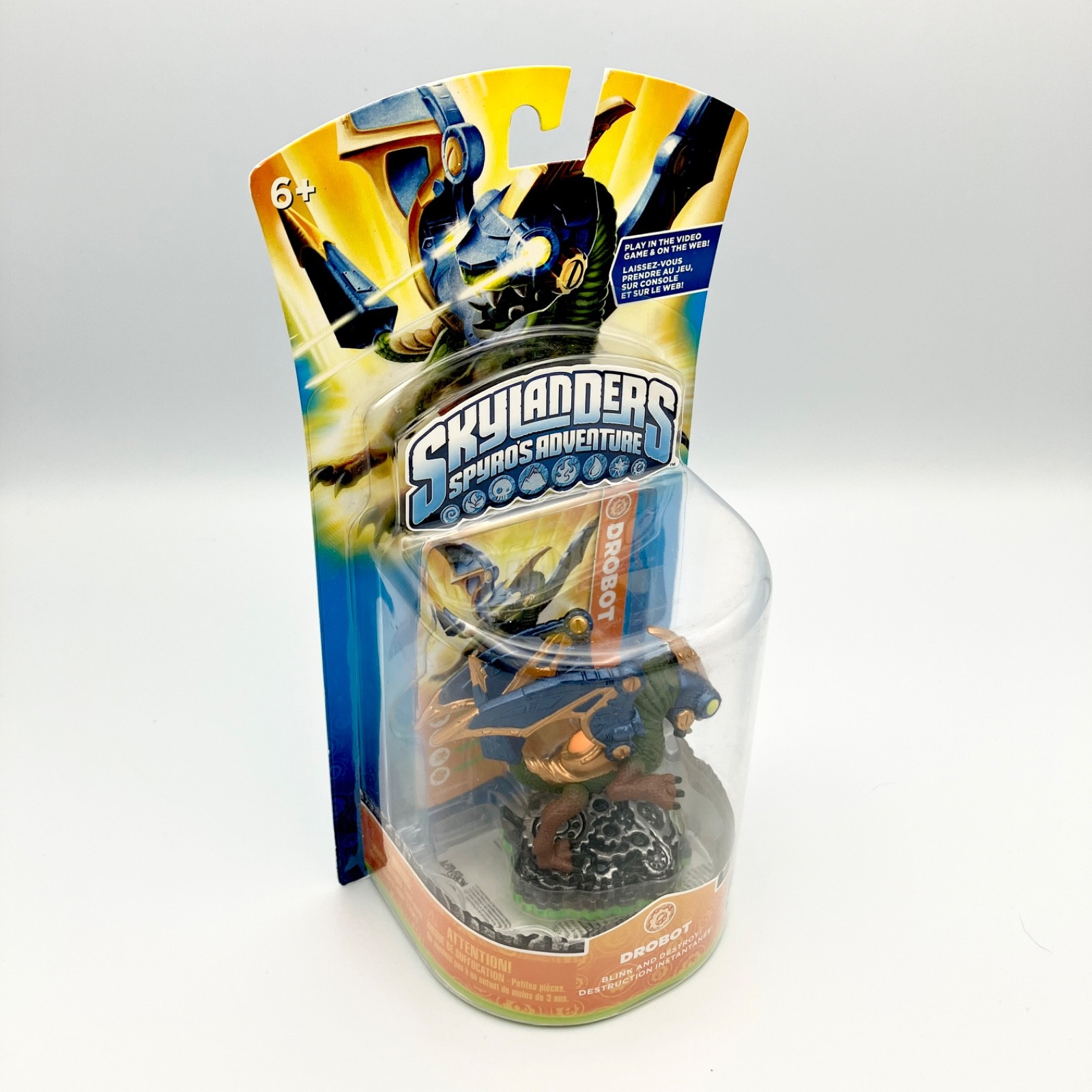 Skylanders Spyros Adventure Drobot Figure Character NIB Activision NEW SEALED
