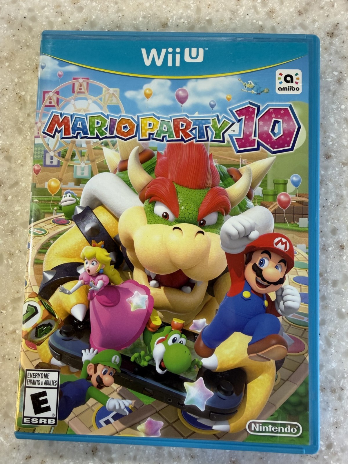 MARIO PARTY 10 WII U NINTENDO WIIU WII U GAME & CASE COMPLETE NES HQ