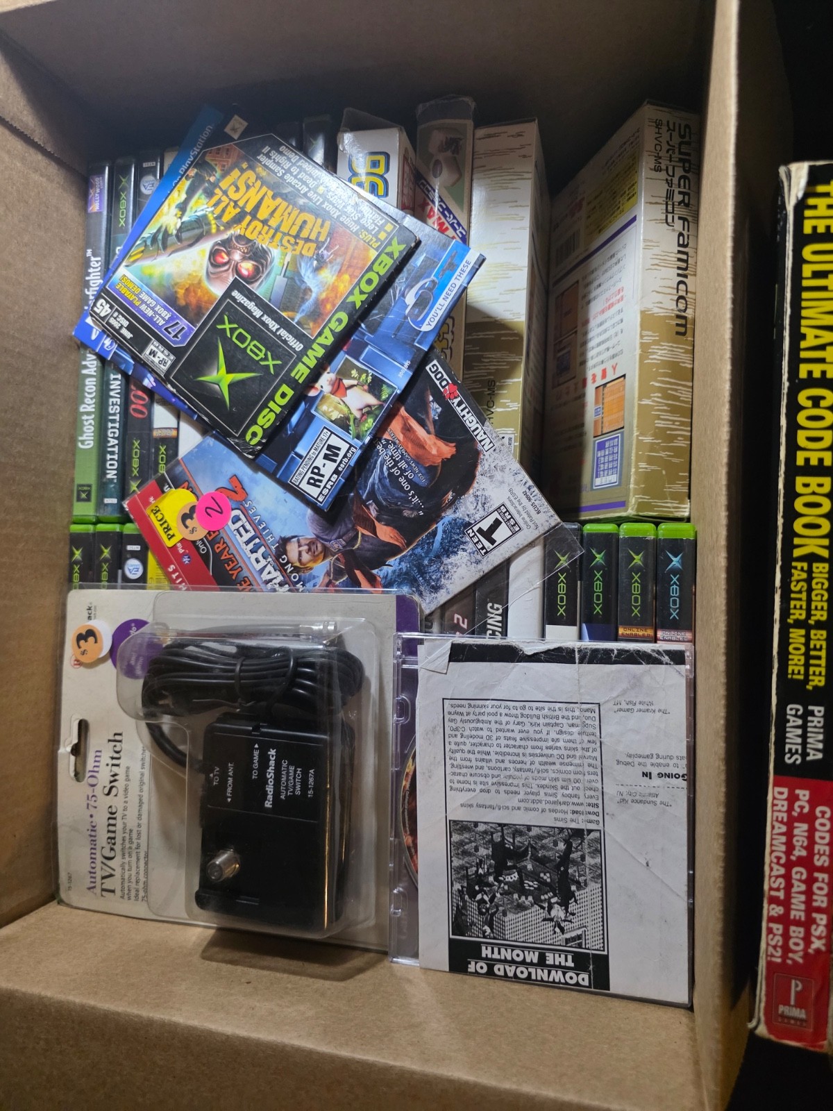 Lot of over 40 Assorted Video Games, Guides – Xbox, Nintendo