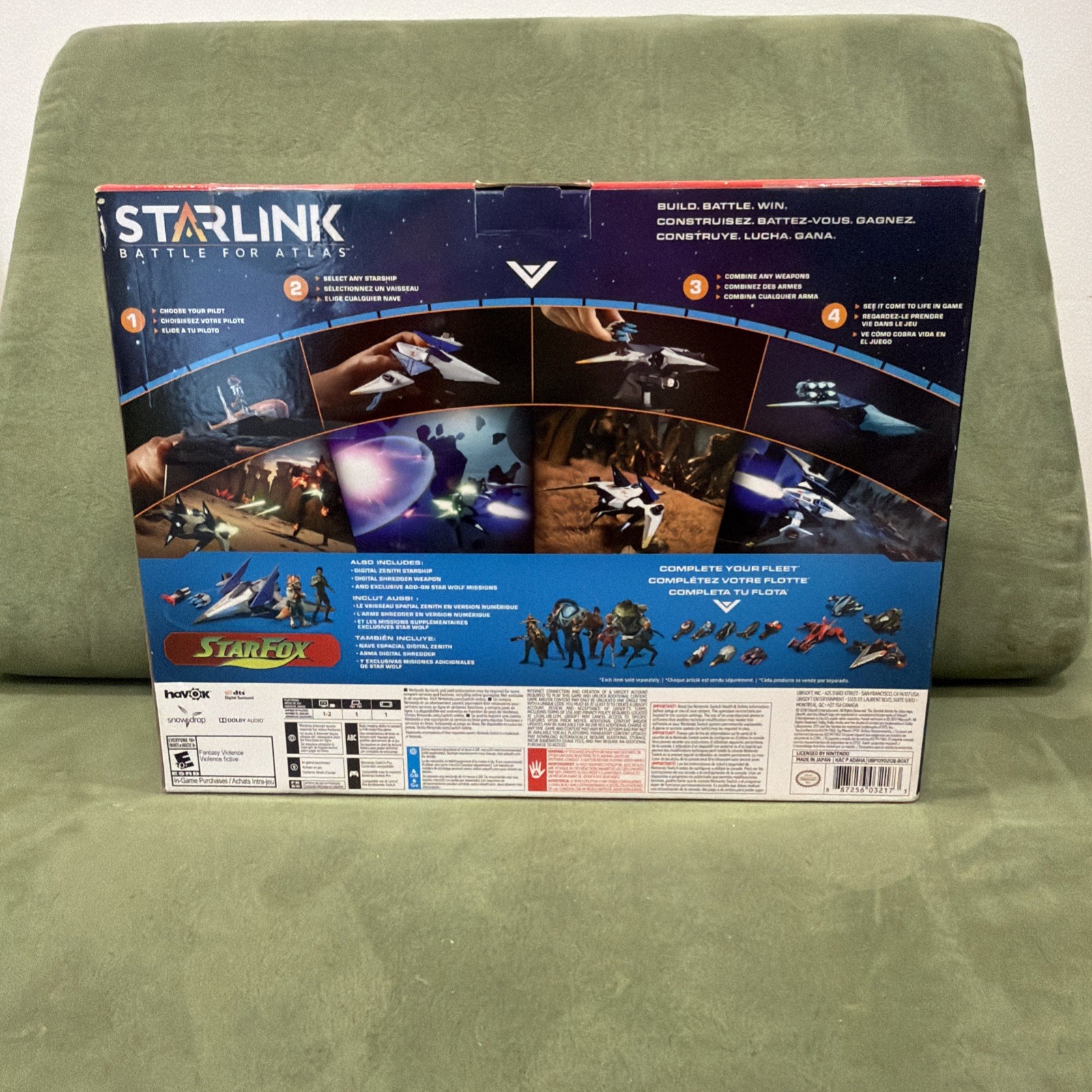 Starlink Battle for Atlas – StarFox Fox McCloud & Arwing Nintendo Switch NEW