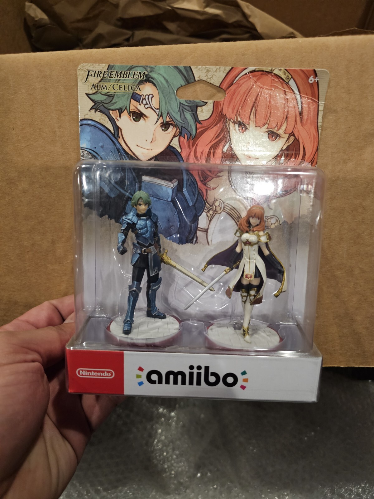 Nintendo Alm and Celica 7.5 inch Amiibo for Nintendo New 3DS/3DS XL/ Nintendo