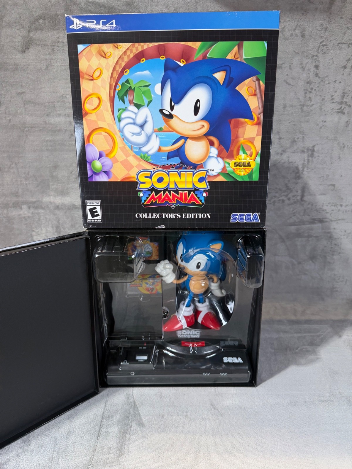 Sonic Mania Collectors Edition Sony PlayStation 4 PS4 Video Game Sega *NO GAME*