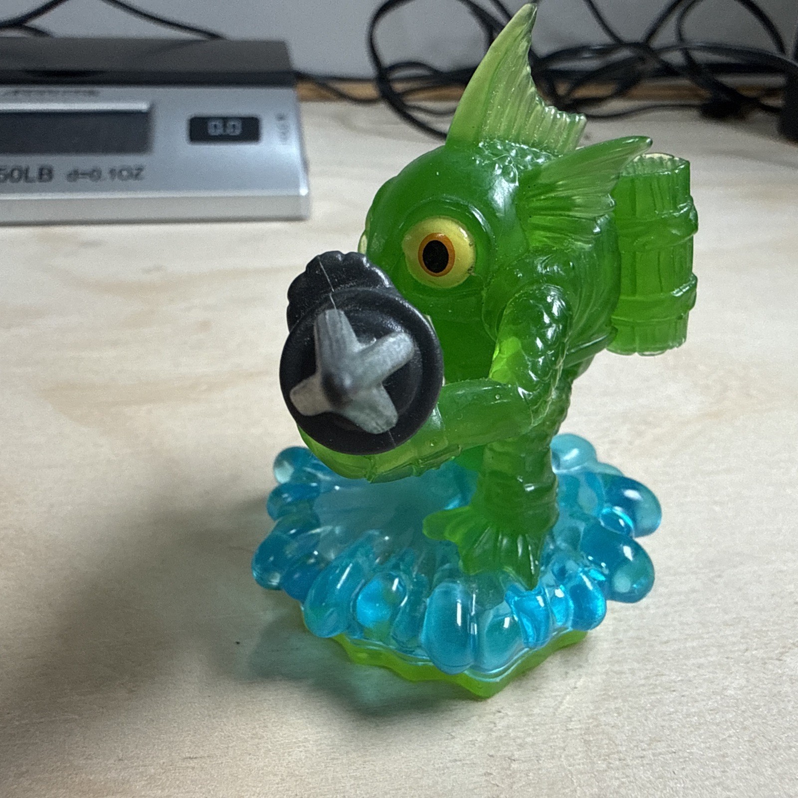 Skylanders Spyro’s Adventure Clear Green Gill Grunt Character Figure A98