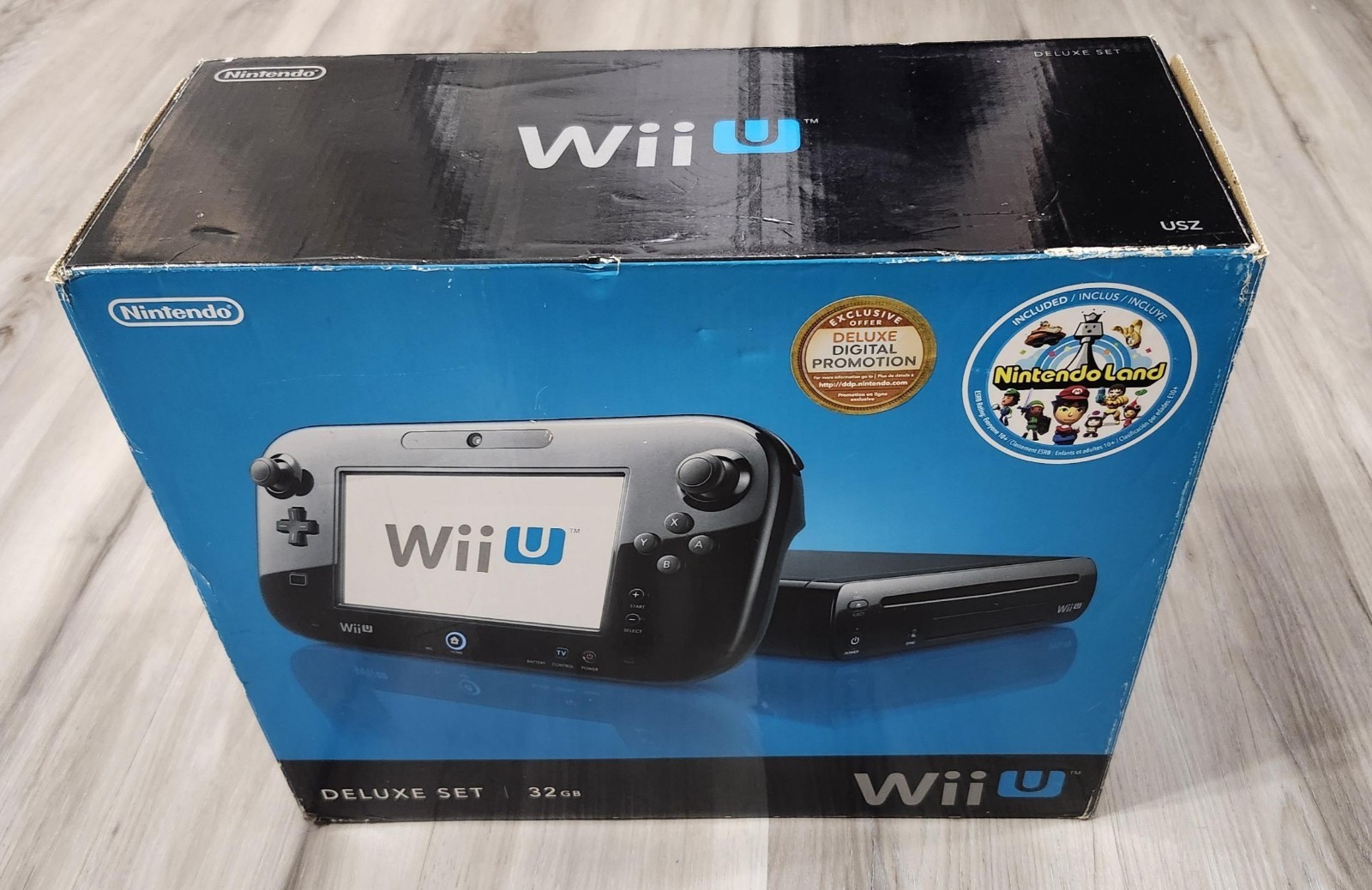 Nintendo Wii U in BOX w 8 GAMES, PWR BRK & CHARGER FAST SHIPPING📦🎮🔥