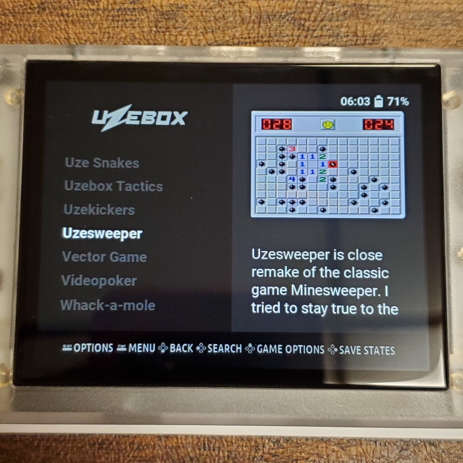 RG35XX H White Anbernic Retro Handheld Game Console ROCKNIX Transparent 16G+128G
