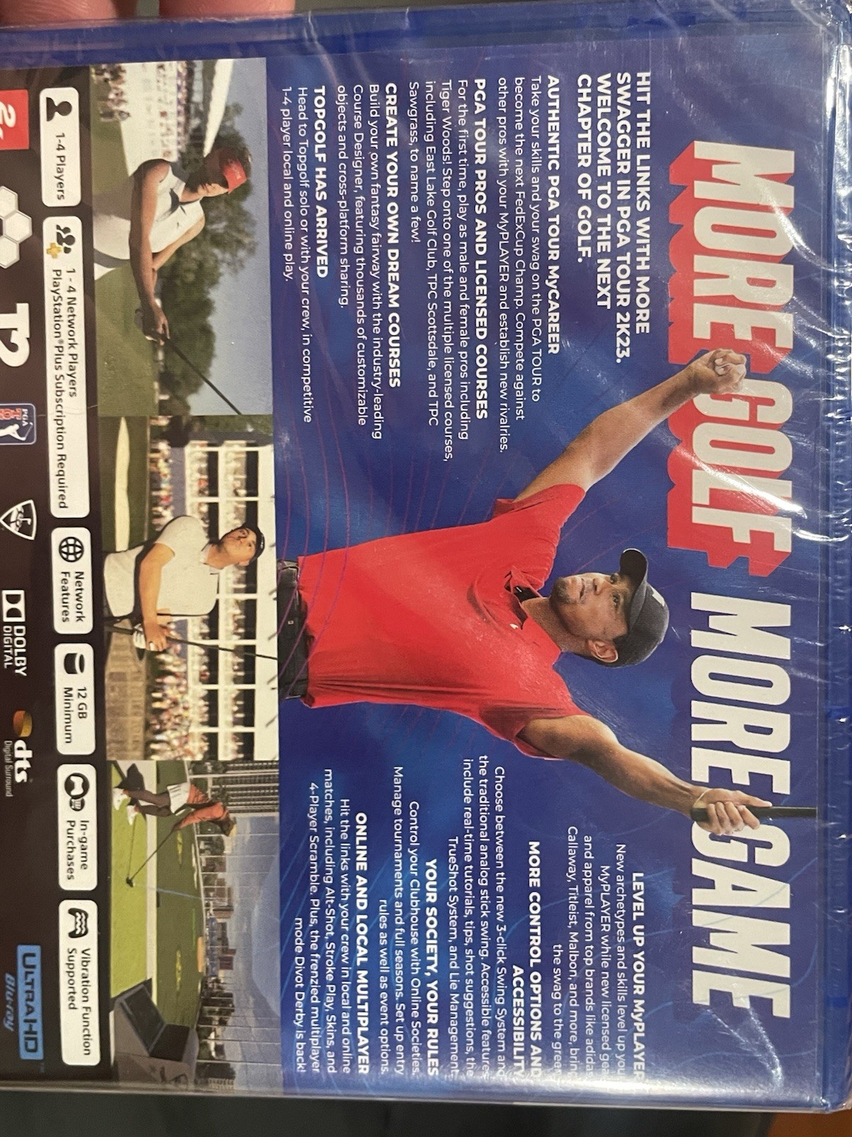 PGA Tour 2K23 Tiger Woods Golf Game for PS5, Still In Package