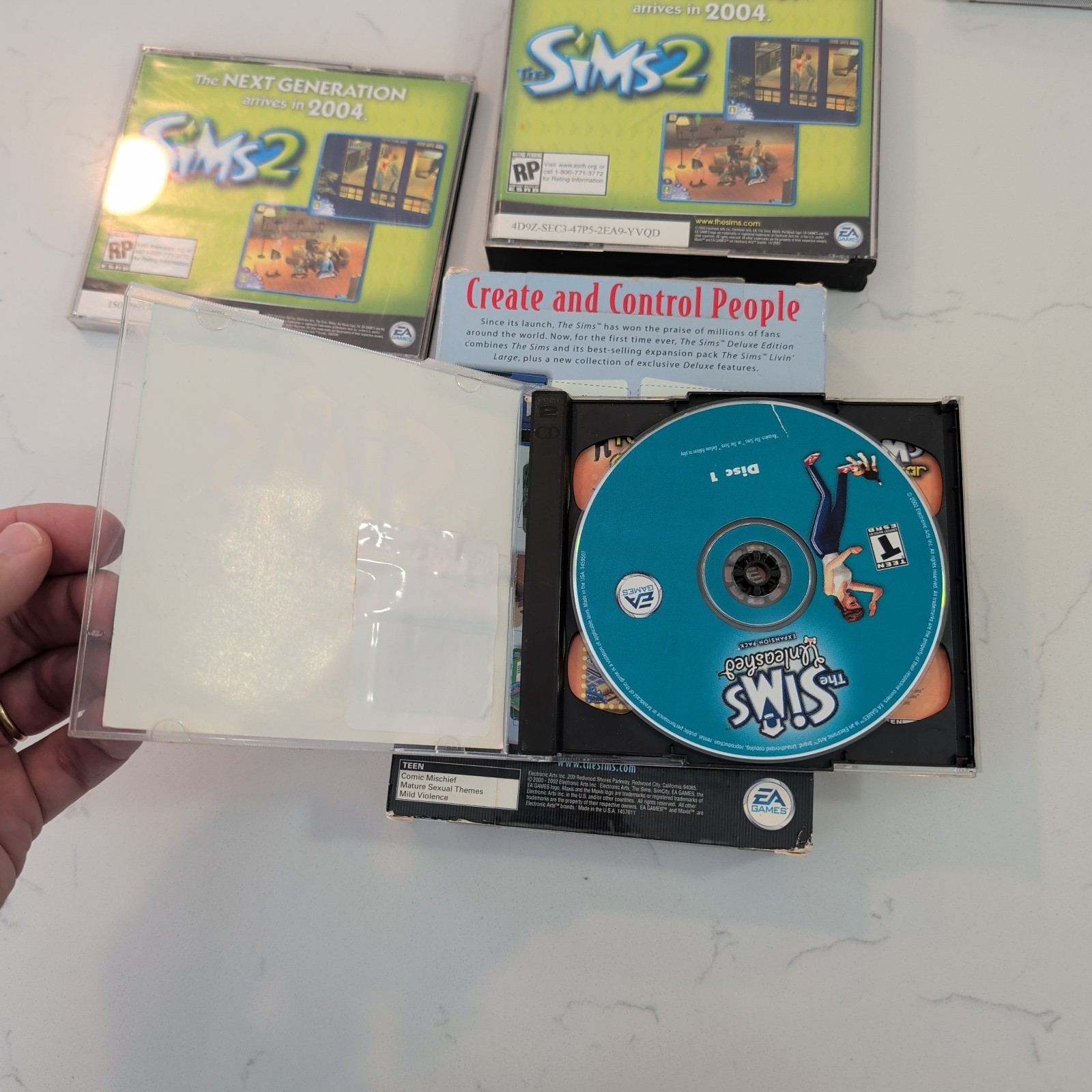 The Sims: Deluxe Edition (PC, 2002) + Expansions
