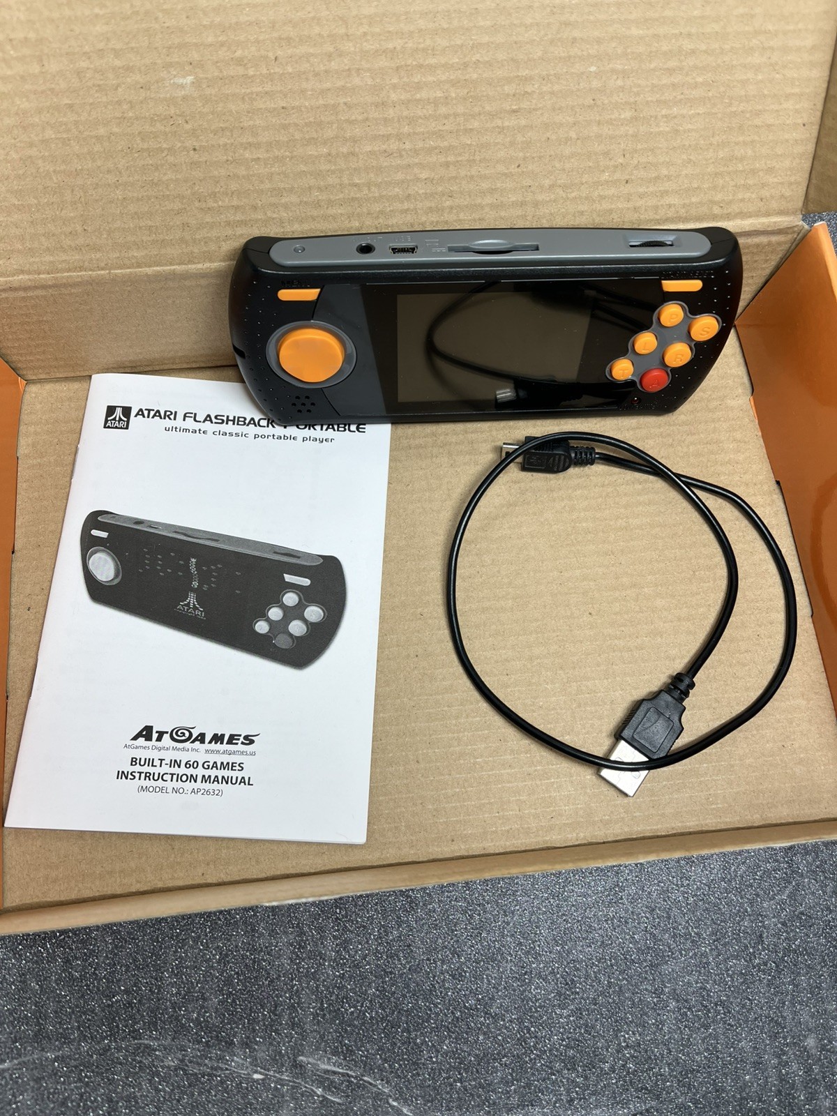 Atari Flashback Portable Game Player Console 60 Preloaded Built-in Games