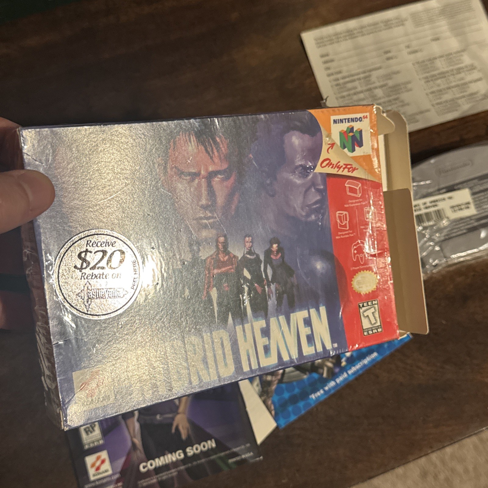 Hybrid Heaven Nintendo 64 N64 (1999) CIB w/ All Box, Manual & Inserts