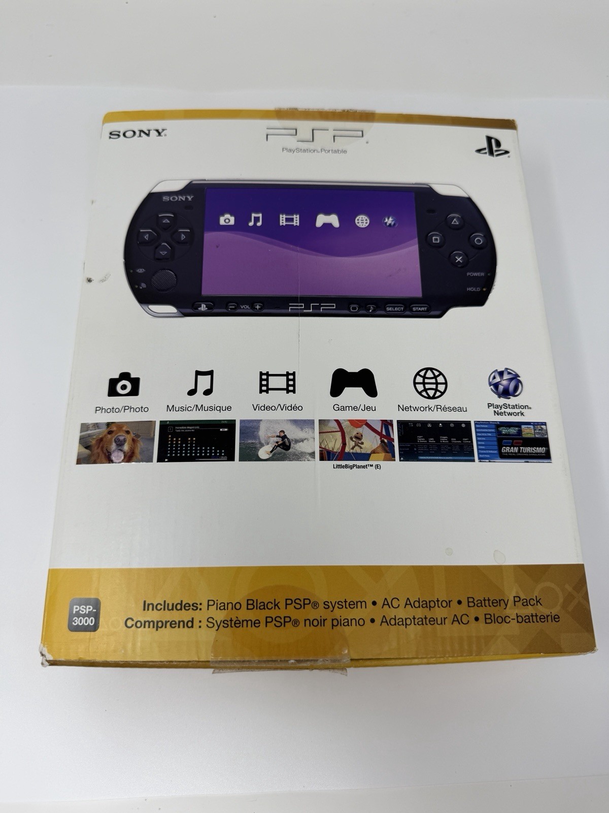 Sony PlayStation Portable PSP Handheld Console PSP-3000 RARE USA (Tested)