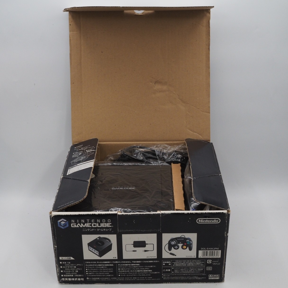 Nintendo GameCube Console system DOL-001 Black NTSC-J NTSC-U/C Boxed Tested GC