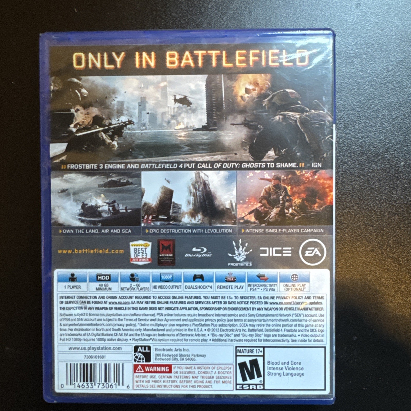Battlefield 4 – Sony PlayStation 4 NEW SEALED