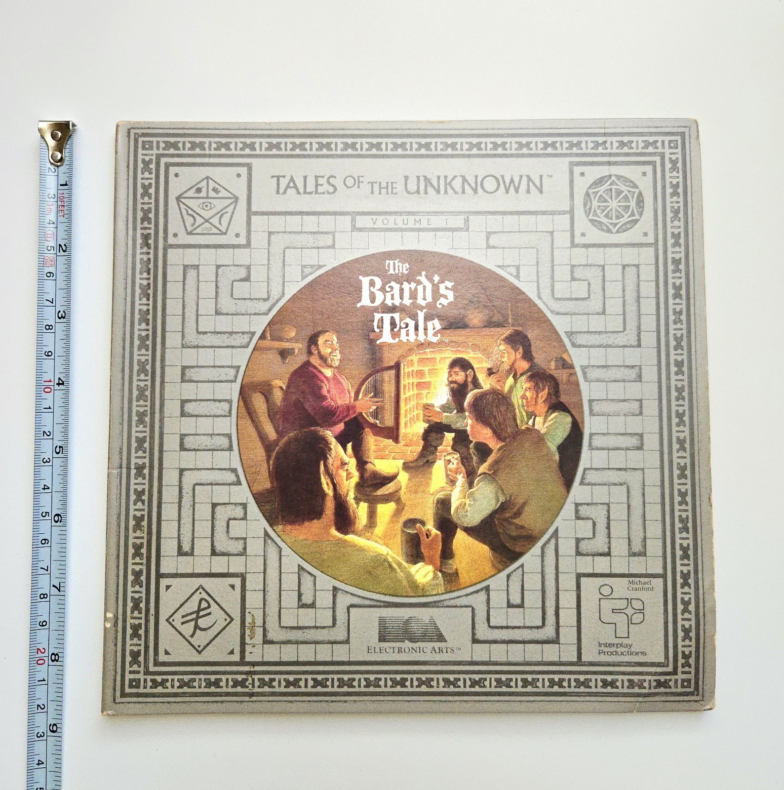 VINTAGE 1985 THE BARD’S TALE APPLE II GAME ELECTRONIC ARTS TALES OF THE UNKNOWN