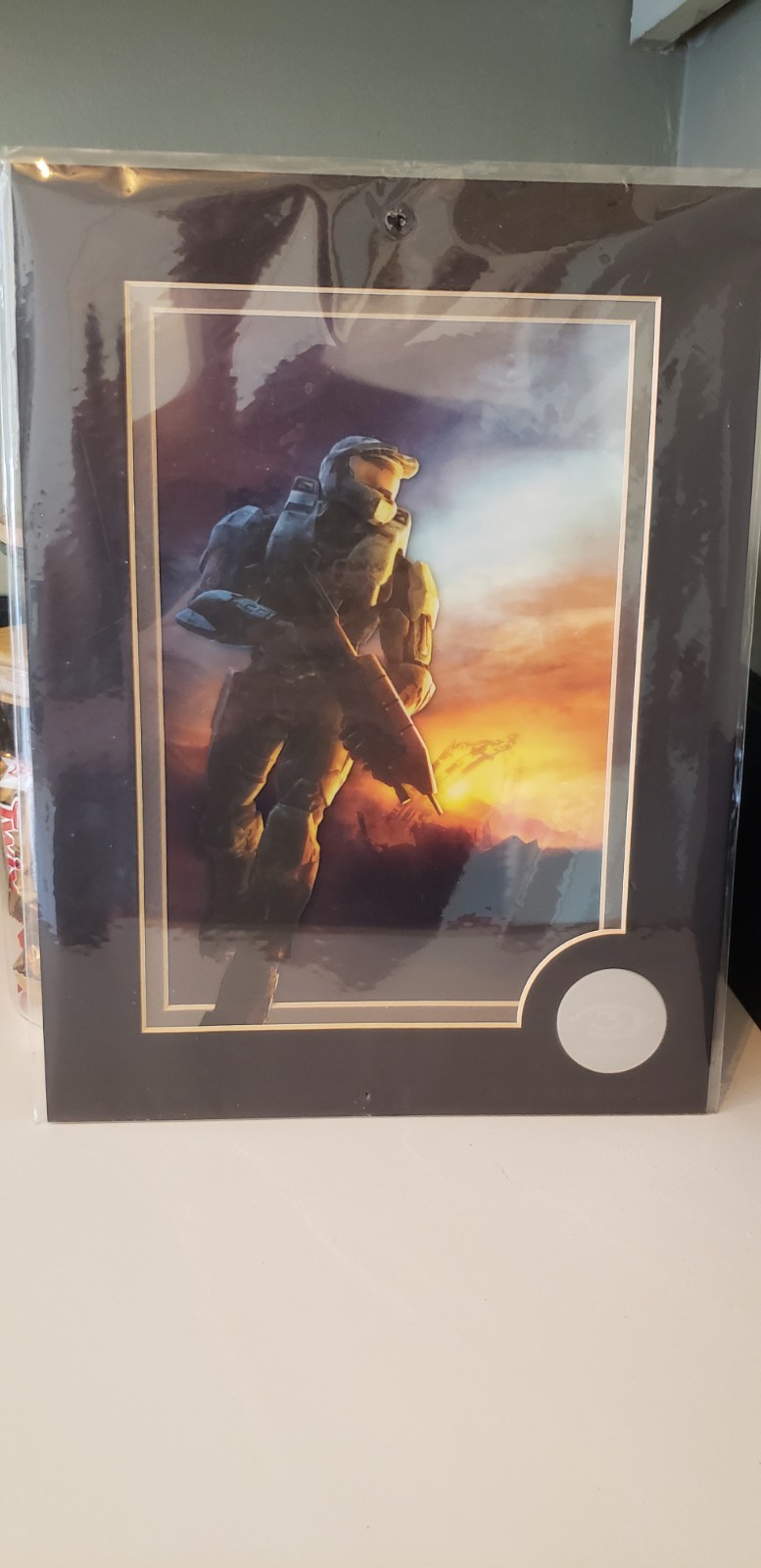 Halo 3 Limited Edition 5th Mylar Print #8/500 Bungie COA Master Chief Rare