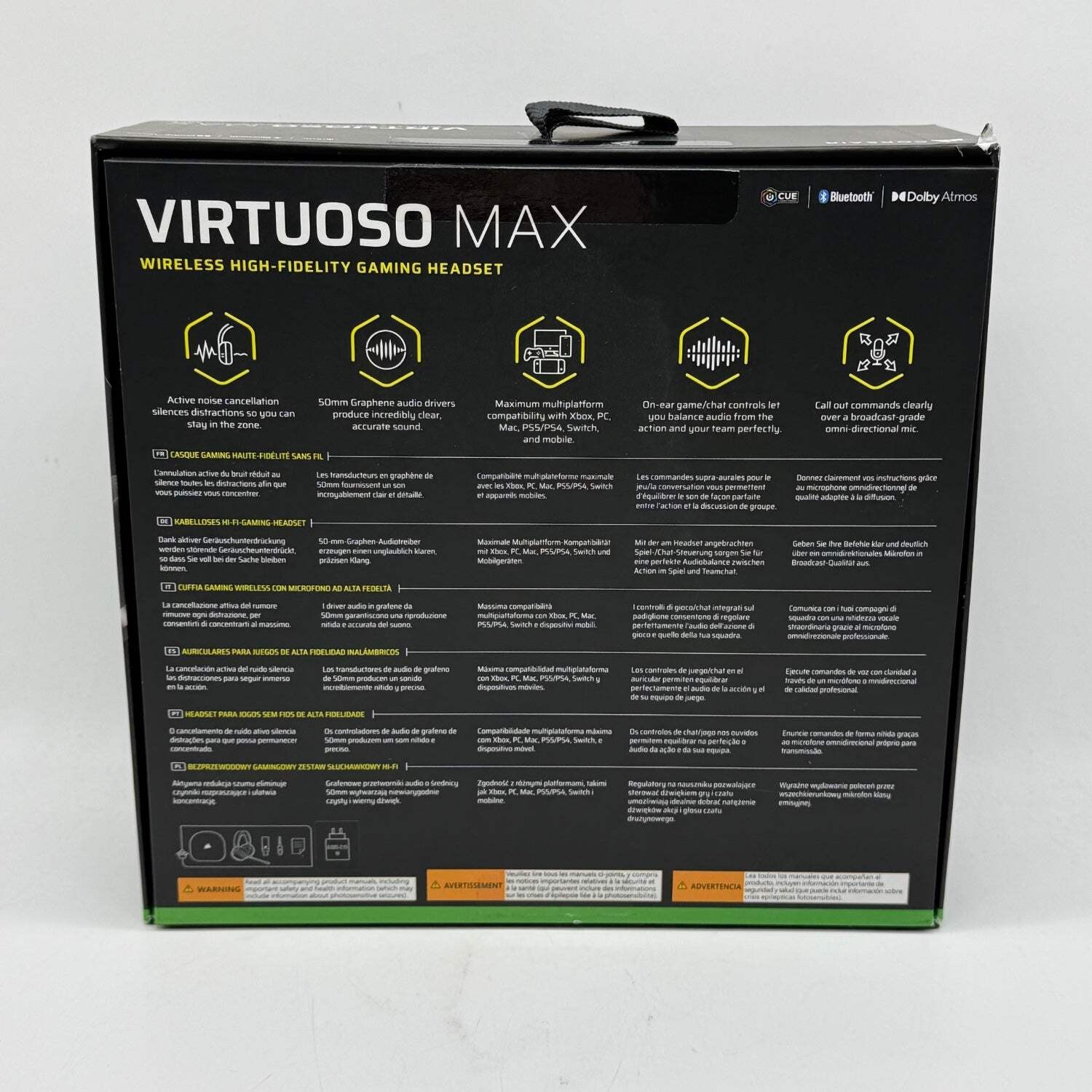 Corsair Virtuoso Max Black CA-9011374-WW Wired Gaming Headset Multi-Platform