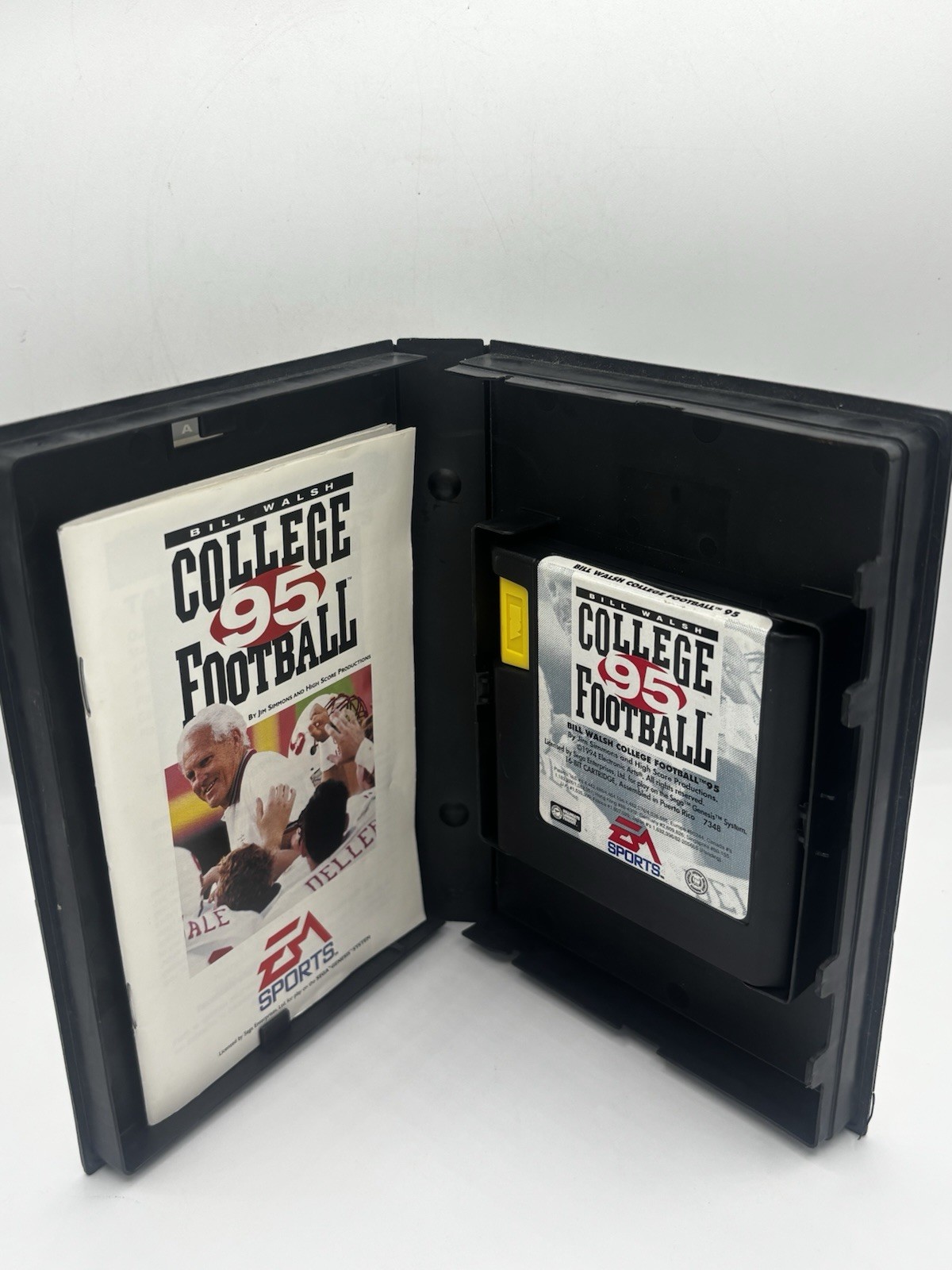 Bill Walsh College Football 95 (Sega Genesis, 1994) CIB – includes all inserts