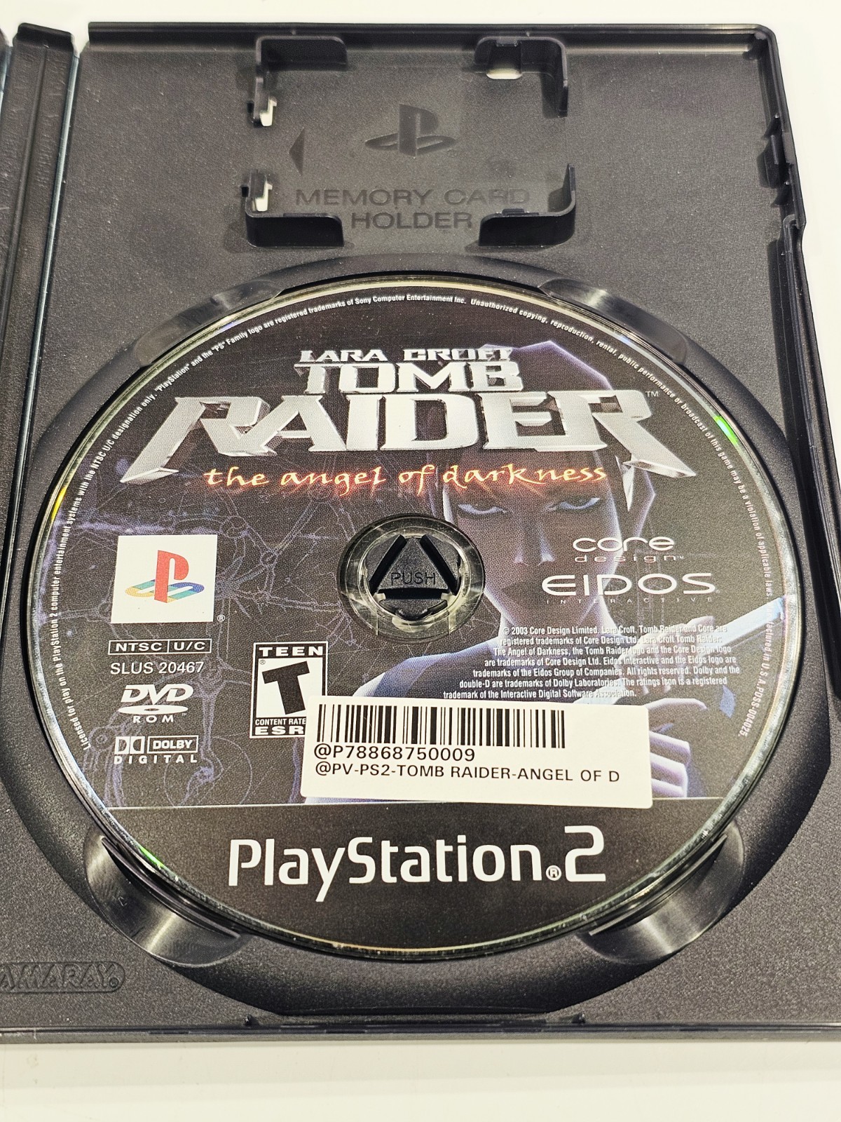 Lara Croft Tomb Raider The Angel of Darkness Sony PlayStation 2 PS2 Tested