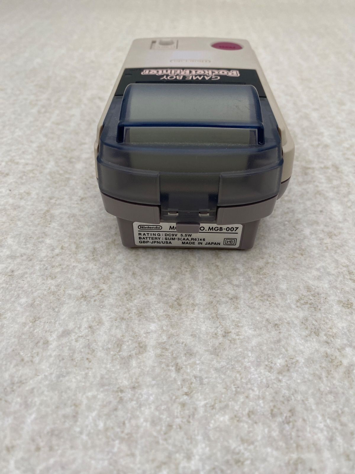 Nintendo GameBoy Pocket Printer Model MGB-007 GB Parts 1998 Working Game Boy