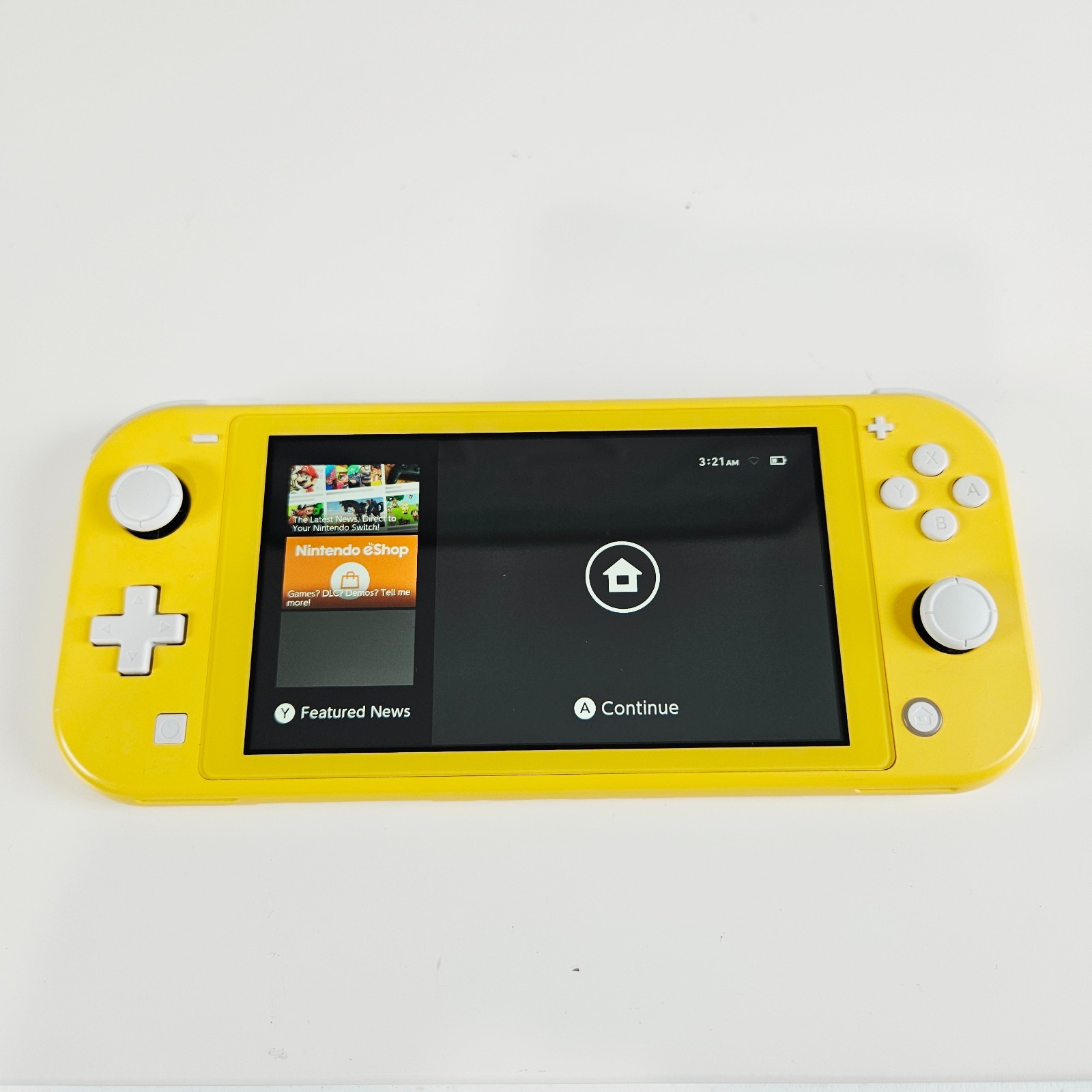 Nintendo Switch Lite Yellow 32GB 720p Wi-Fi Handheld Console HDH-001 Tested