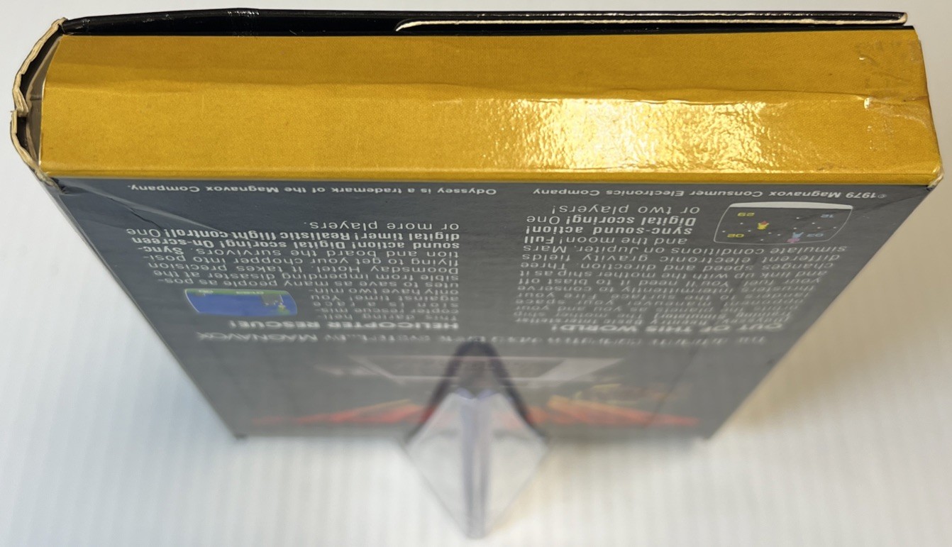 “Out of This World!/Helicopter Rescue!” For Magnavox Odyssey 2 Complete In Box