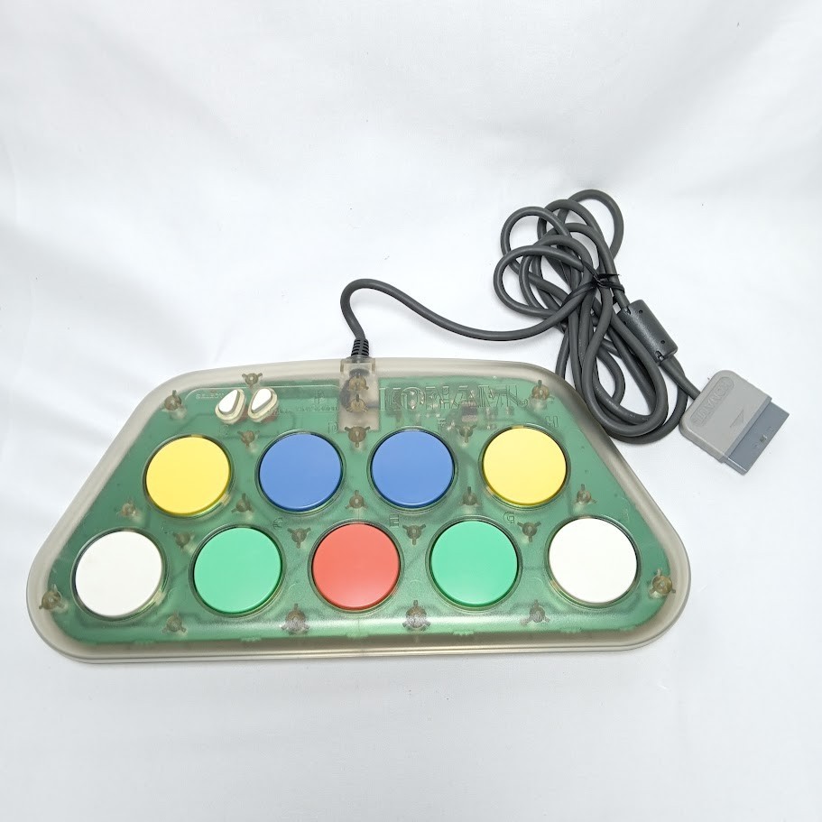 PS1 Pop’n Controller + Pop’n Music 1 – 6 NTSC-J Japan Konami Sony PlayStation