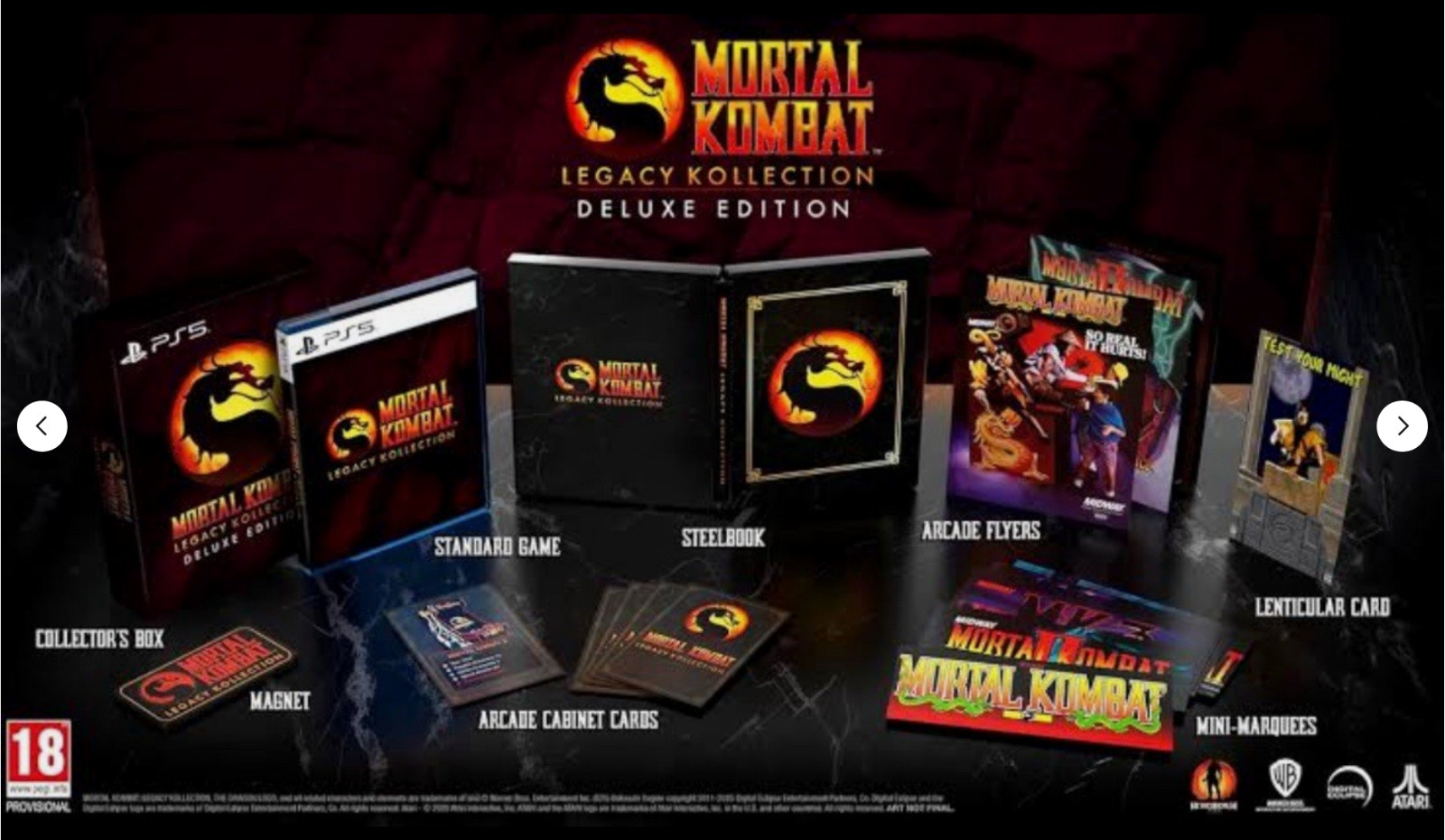 NEW ⭐ Mortal Kombat Legacy Kollection Deluxe Edition – Sony PlayStation 5