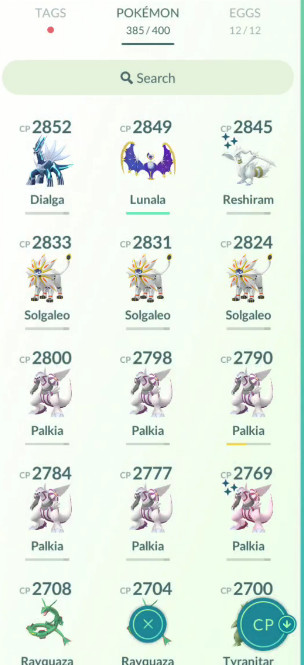 Pokémon Acc Go Lv71⭐️Random⭐️8M-15M Stardust⭐️100-250 Shiny⭐️100- 200+Legendary