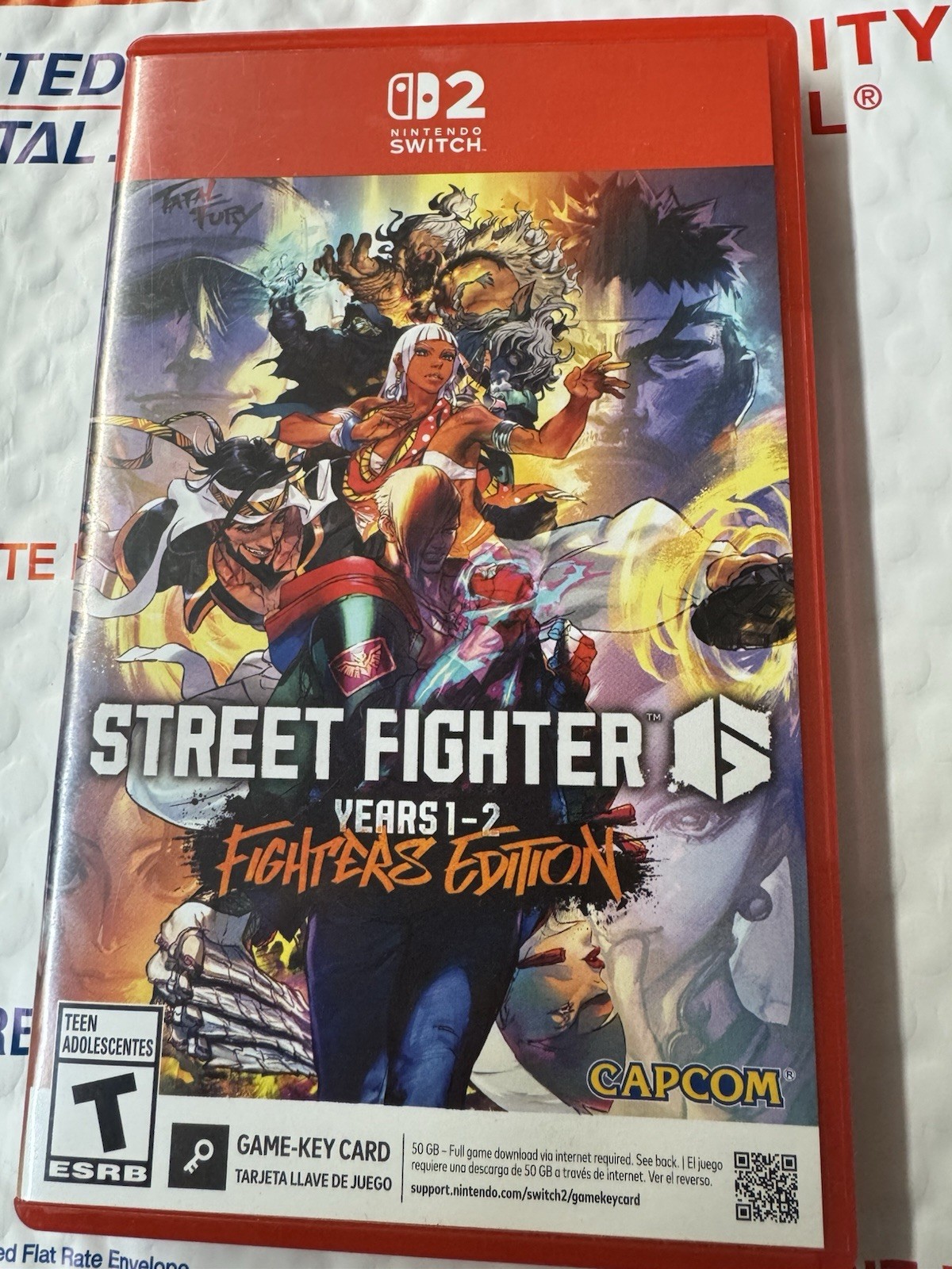 Street Fighter 6 Year 1-2 Fighters Edition Nintendo Switch Game No Box Cartridge