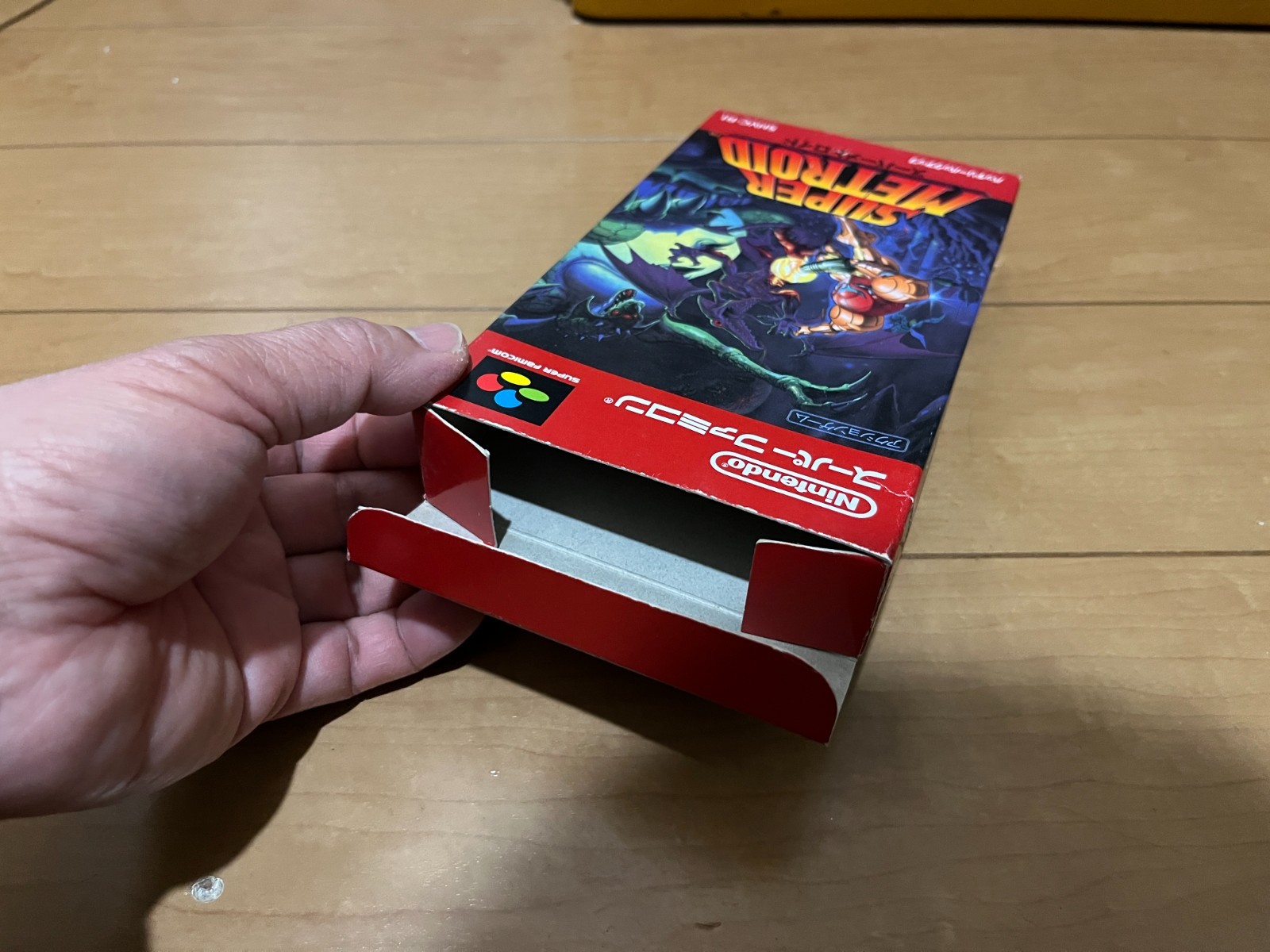 Super Metroid Japan Super Famicom SNES BOX and Manual