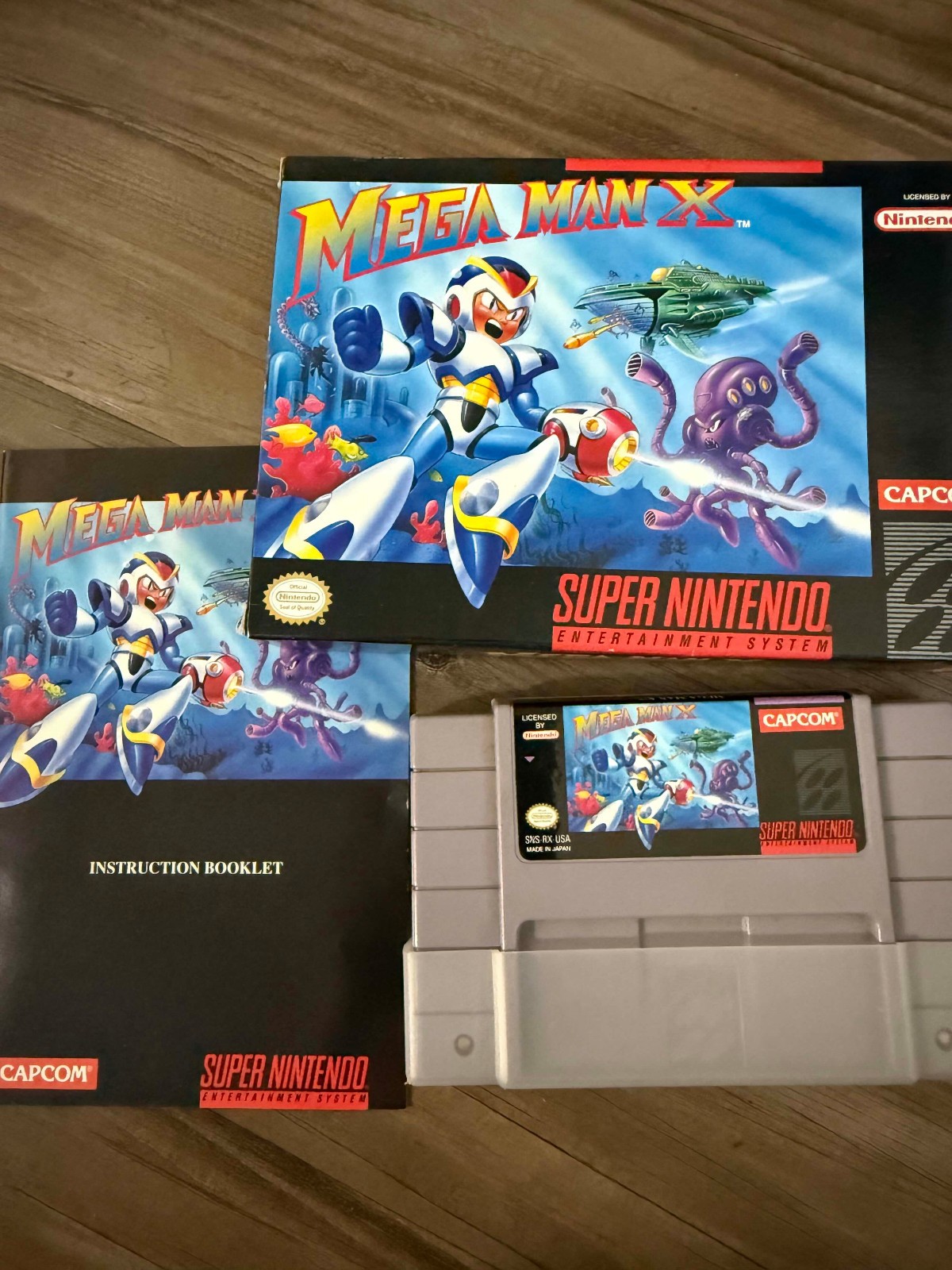 Mega Man X (SNES, 1994) – CIB, AUTHENTIC, TESTED, SEE PICS FOR FLAWS