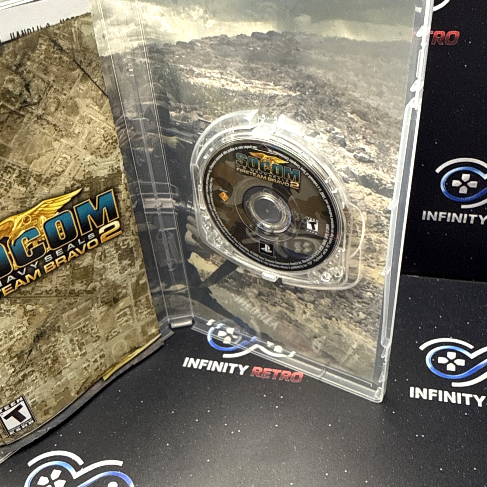 SOCOM U.S. Navy SEALs Fireteam Bravo 2 Sony PlayStation Portable CIB Refurbished