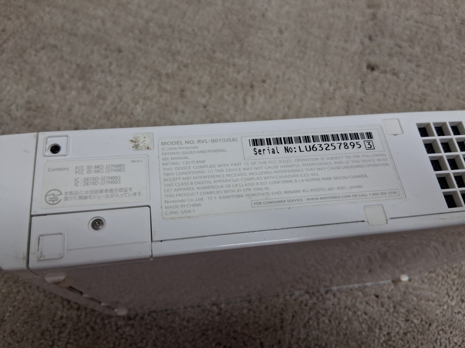 3 Nintendo Wii Console All Power On Not Tested No Cords Or Controllers RVL-001