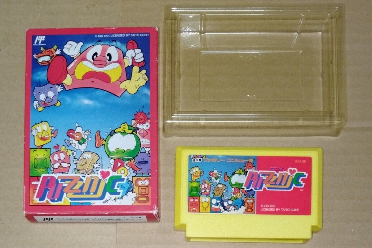 Puzznic W/Box Famicom FC NES Rare Retro Good Used Game NTSC-J Japan JP