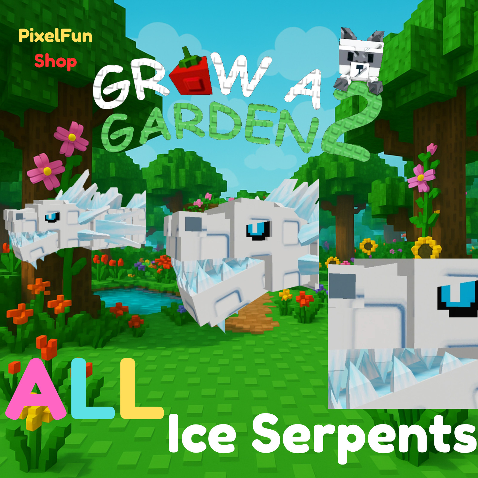 All Ice Serpents! (Offers Accepted) – 🪴Grow A Garden 2 🪴 (GAG2) Roblox