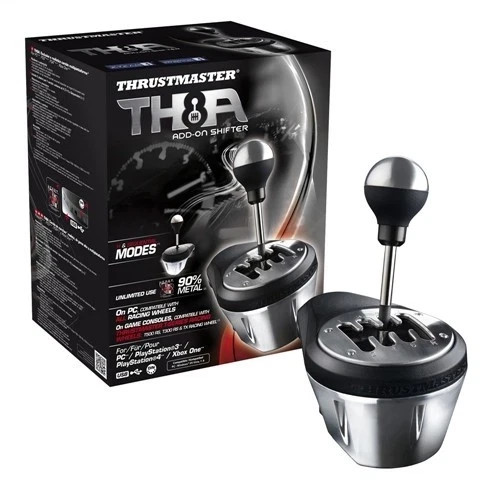 (New) Thrustmaster TH8A Racing Shifter – Black And Silver
