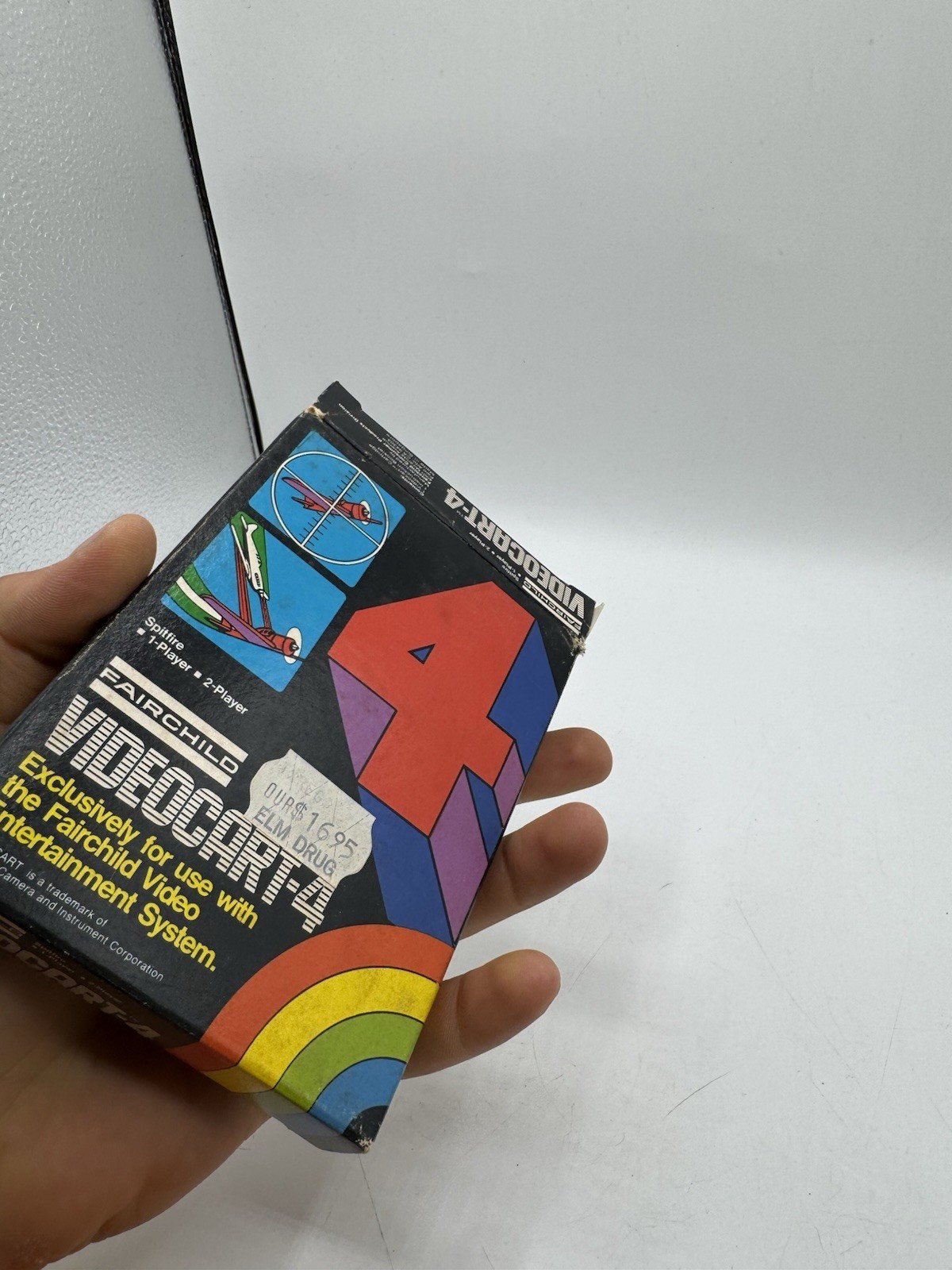 Fairchild Channel F Videocart #4 – Spitfire – CIB Tested Working