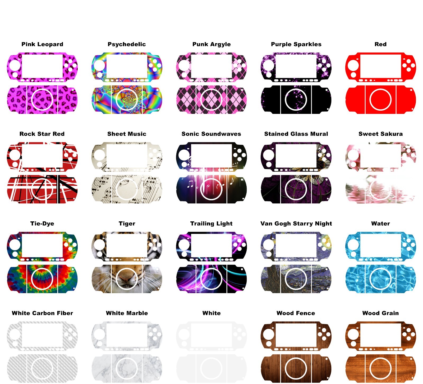 Choose Any Vinyl Decal/Skin Design for Sony PSP 3000 – Buy 1 Get 1 Free!