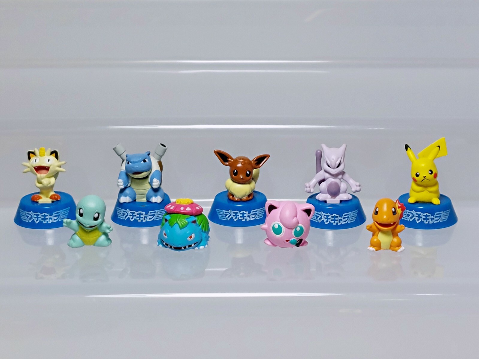Set of 9 Pokemon Puchi Petit Character Clip-On Figure for GBA SP 0.5-0.9in