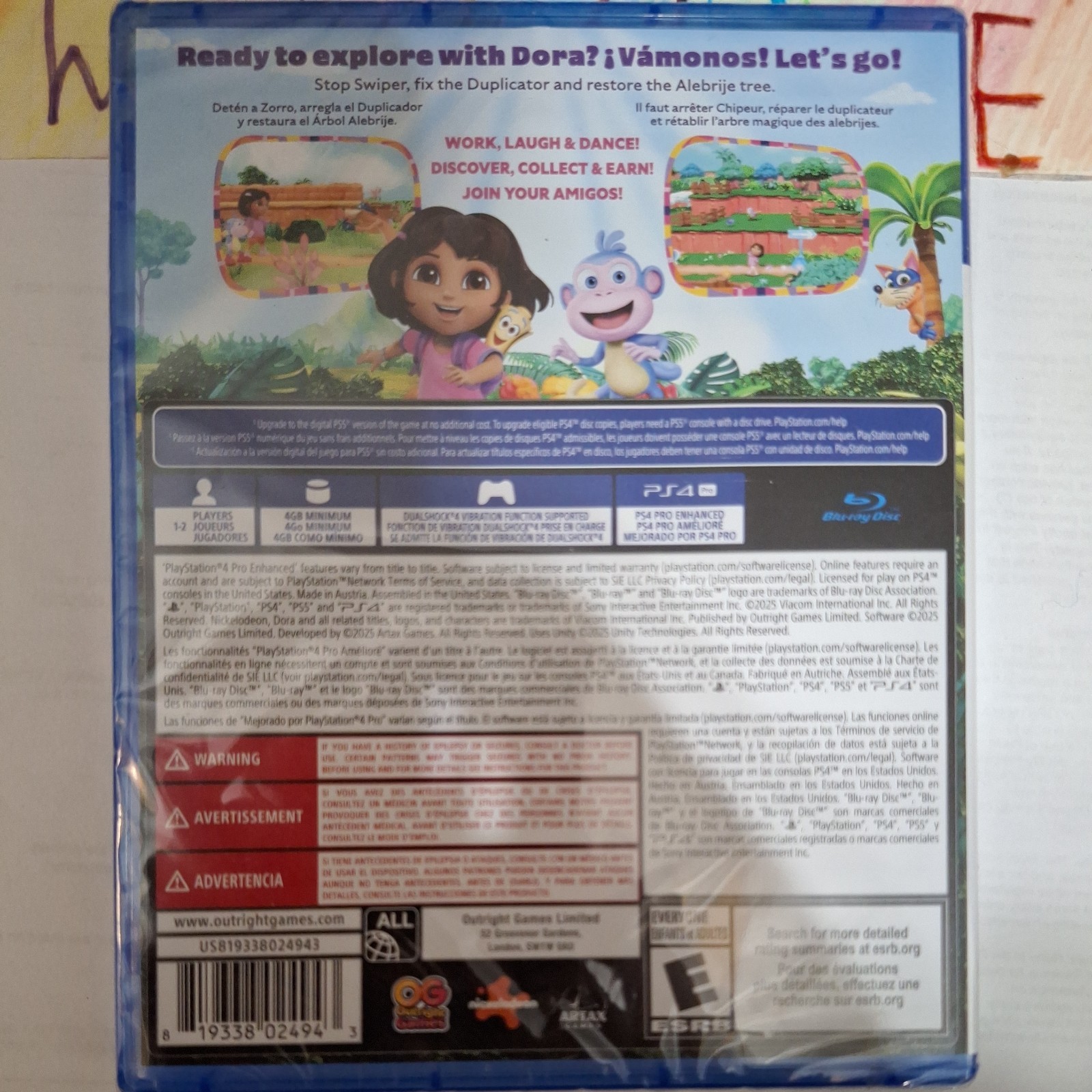 Dora Rainforest Rescue – PlayStation 4