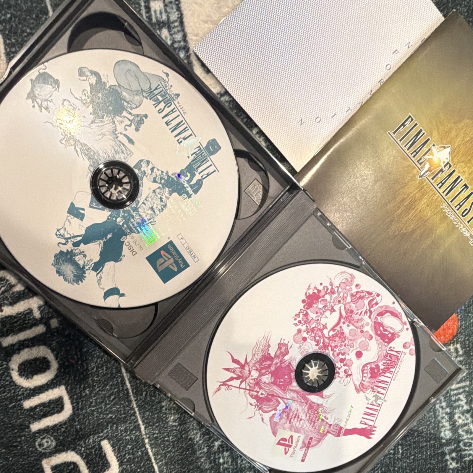 Squaresoft Final Fantasy IX PS1 NTSC-J Japan Complete 4-Disc Set w/ Manual