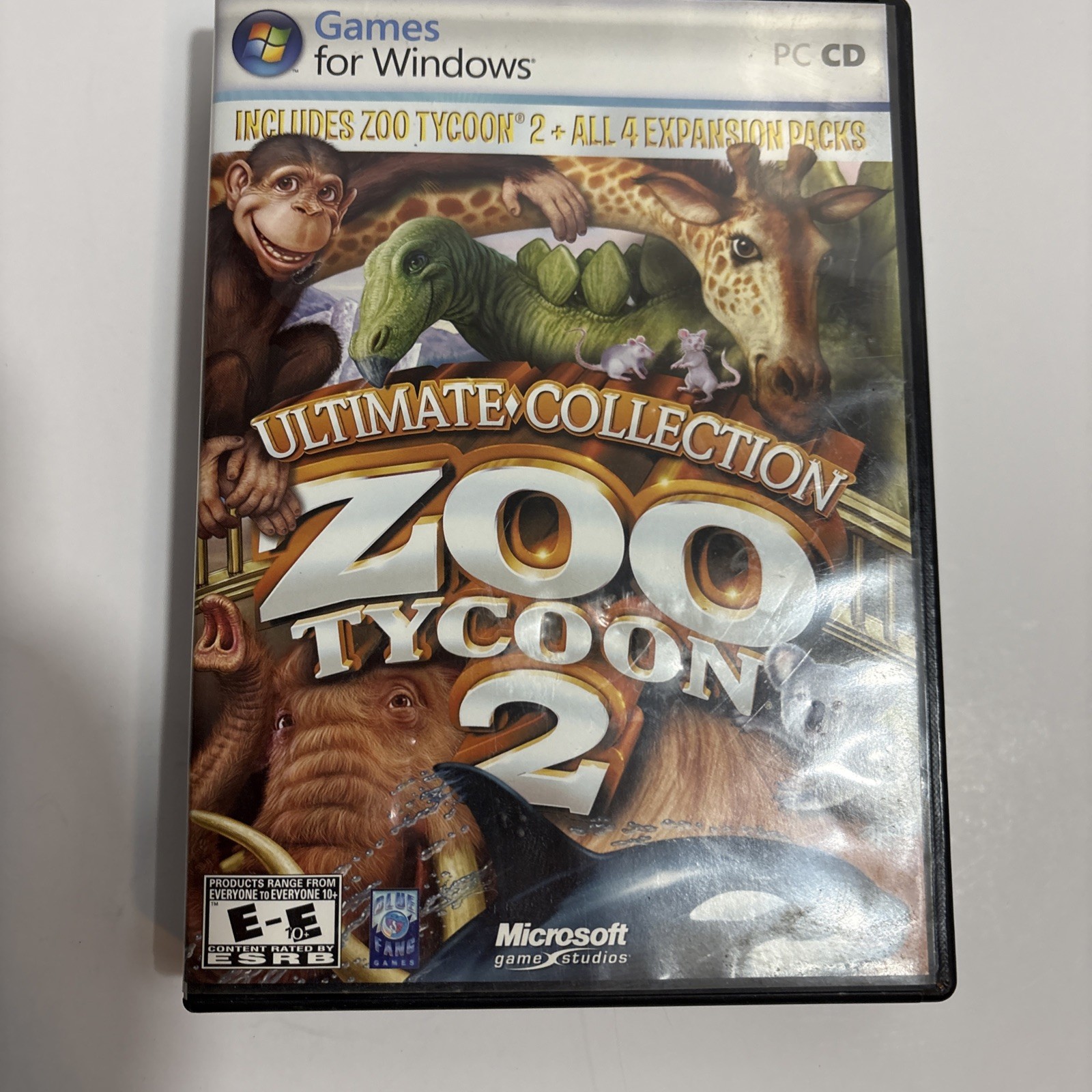 Zoo Tycoon 2 Ultimate Collection PC CD with All 4 Expansion Packs Complete 3disc