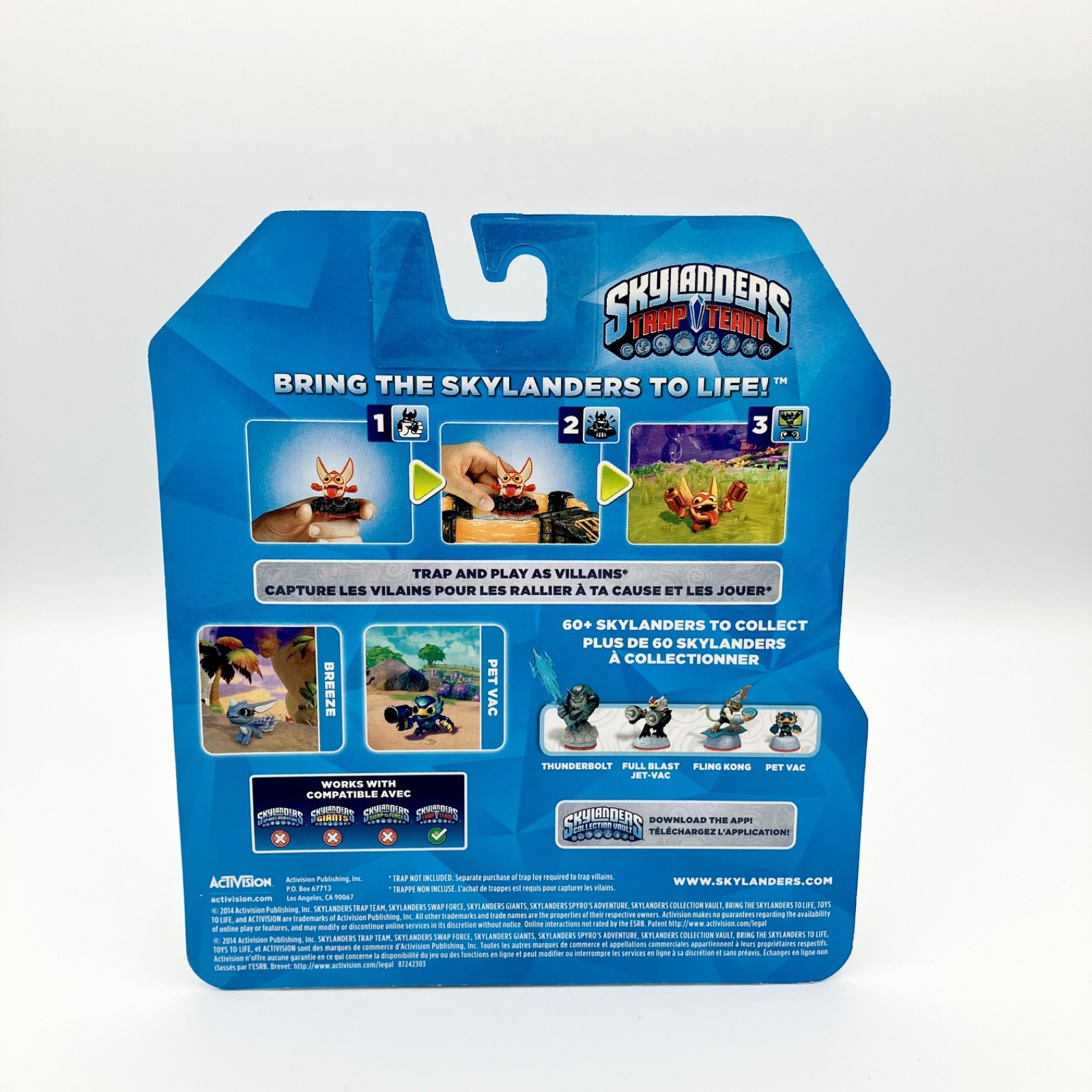 Skylanders Trap Team Mini Breeze Pet Vac Figures NIB Activision NEW SEALED ~RARE