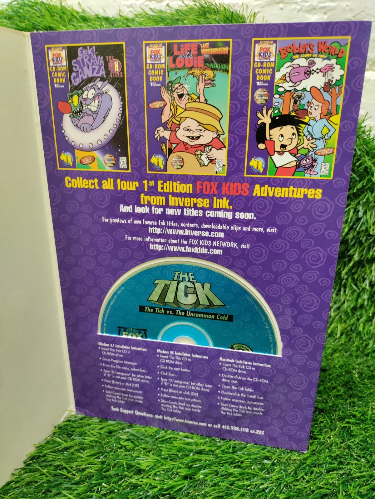 The Tick vs. the Uncommon Cold CD-ROM Comic Book