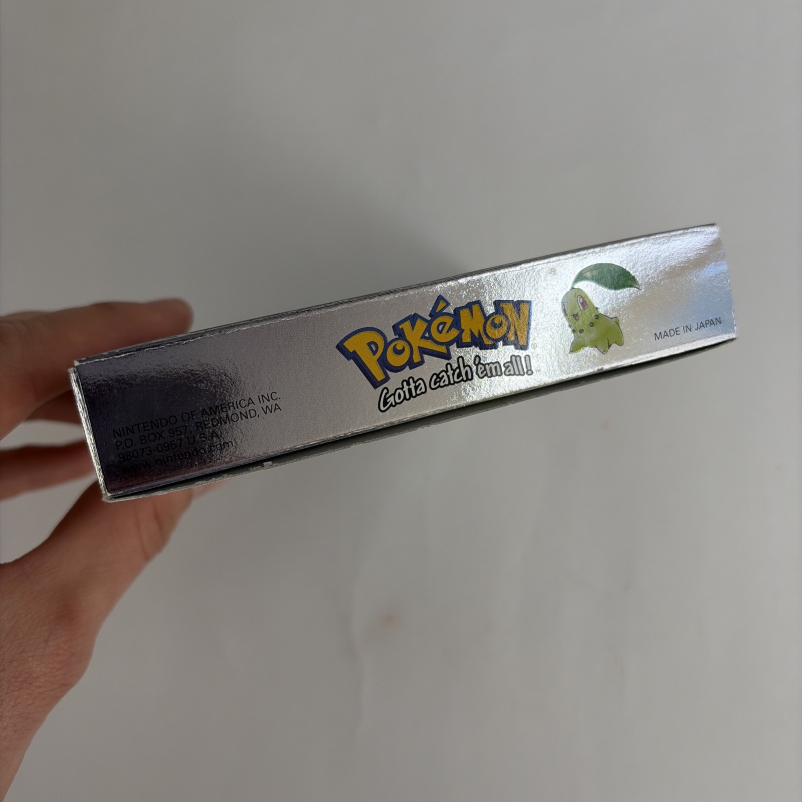 Pokemon Crystal Version Complete Box MISPRINT Authentic CIB Game Boy Color