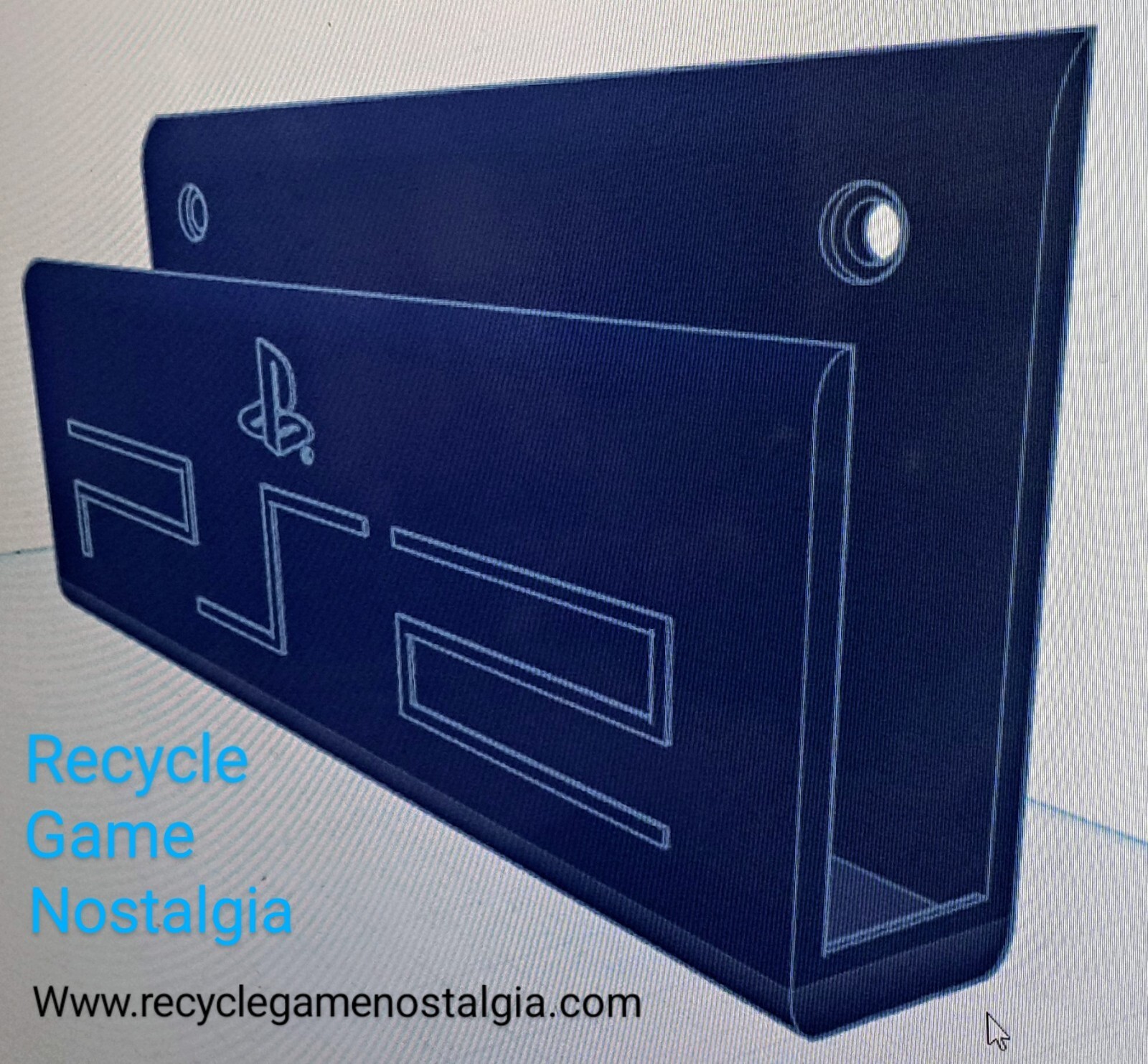 PlayStation 2 Slim Wall Bracket & Mounting Hardware Included Black PS2 Slim Only