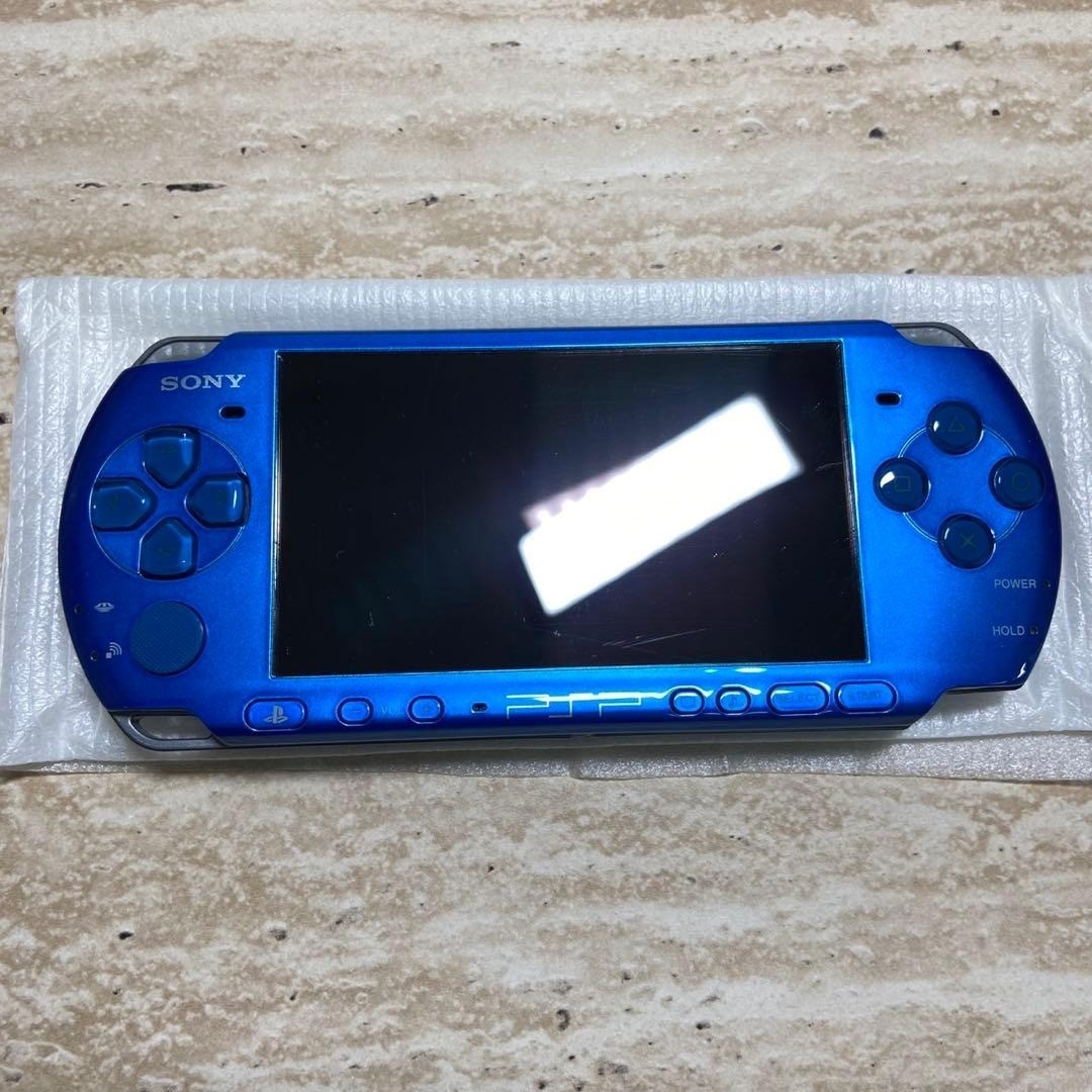 Sony PSP 3000 Vibrant Blue Complete in Box Excellent Condition 7085